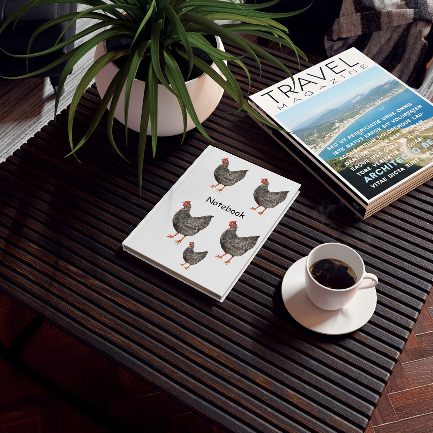 Chicken Hard Backed Notebook