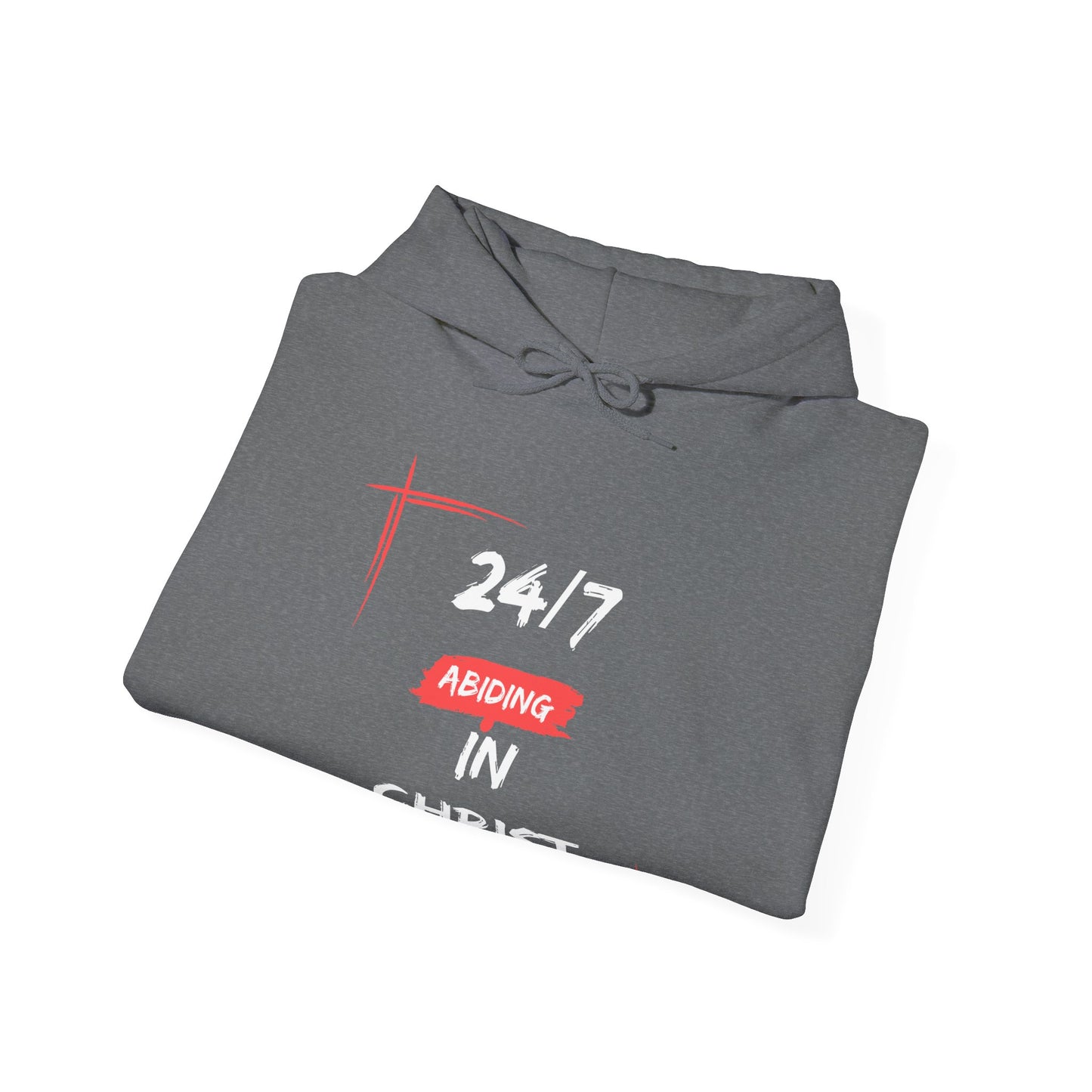 24/7 Hoodie - Heavy Blend Sweatshirt for Comfort and Faith - MountZionGifts