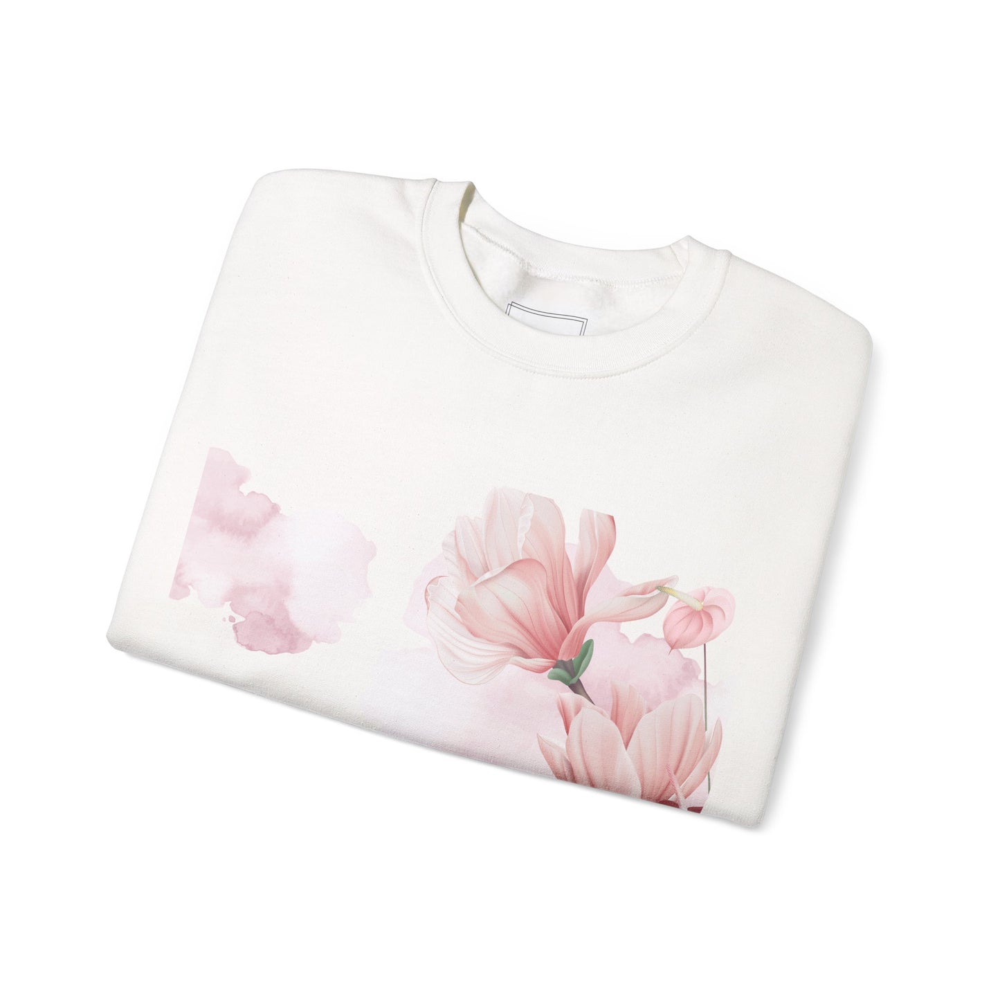 Floral Crewneck Sweatshirt - Trust in the Lord Proverbs 3:5