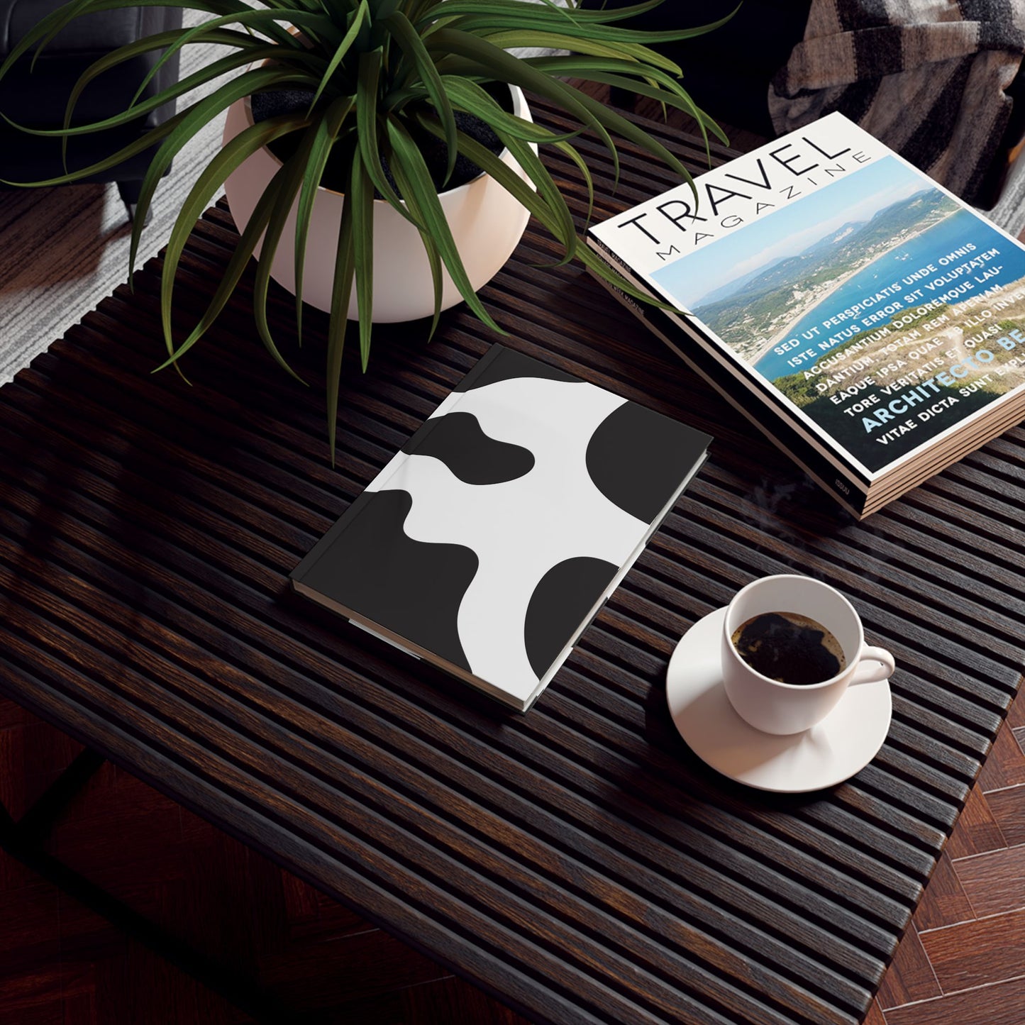Dairy Cow Design Hard Backed Notebook