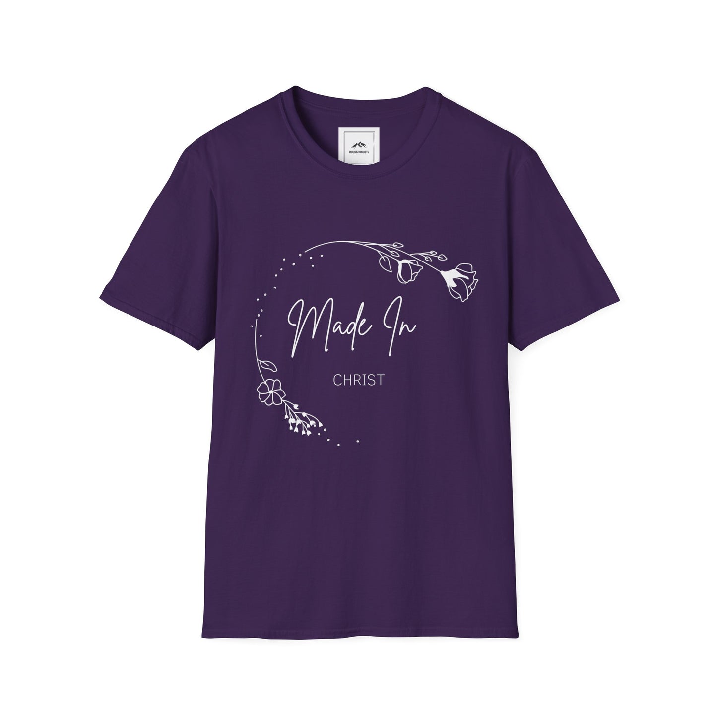 Purple Made In Christ T-Shirt - MountZionGifts