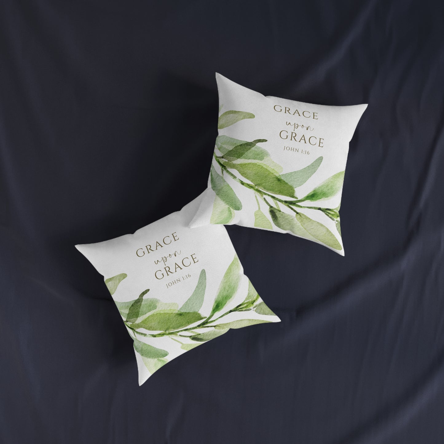Simplistic Grace Upon Grace Cushion