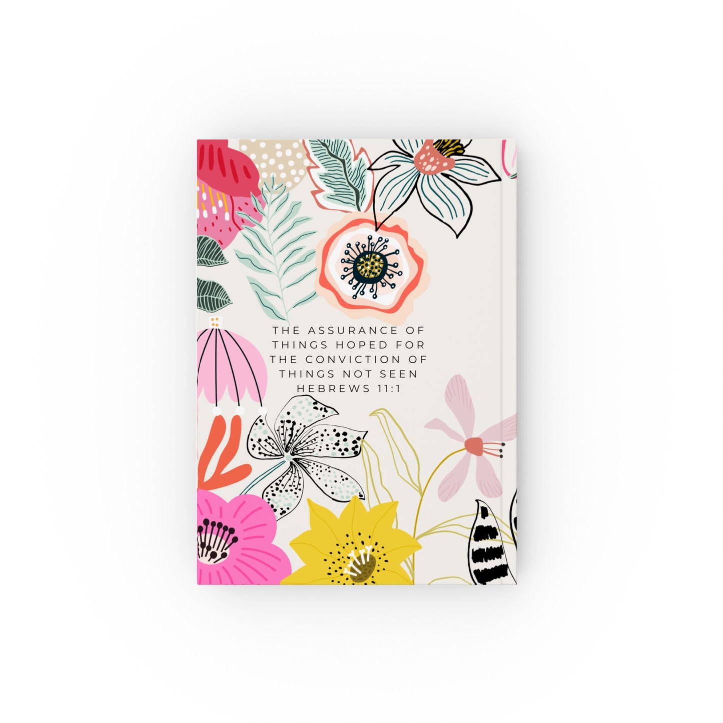 Hebrews 11:1 Spring Florals Notebook