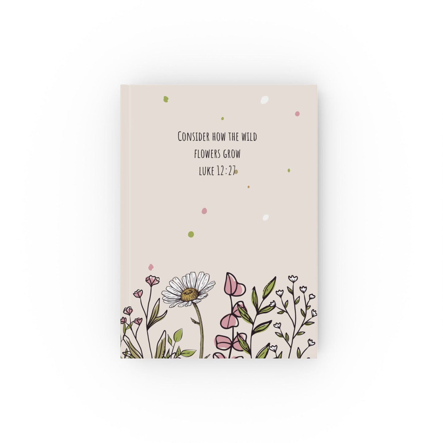 Wild Flowers Grow Hard Backed Notebook