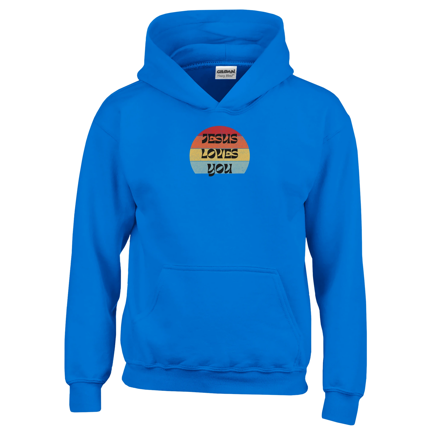 Jesus loves you Classic Kids Pullover Hoodie - MountZionGifts
