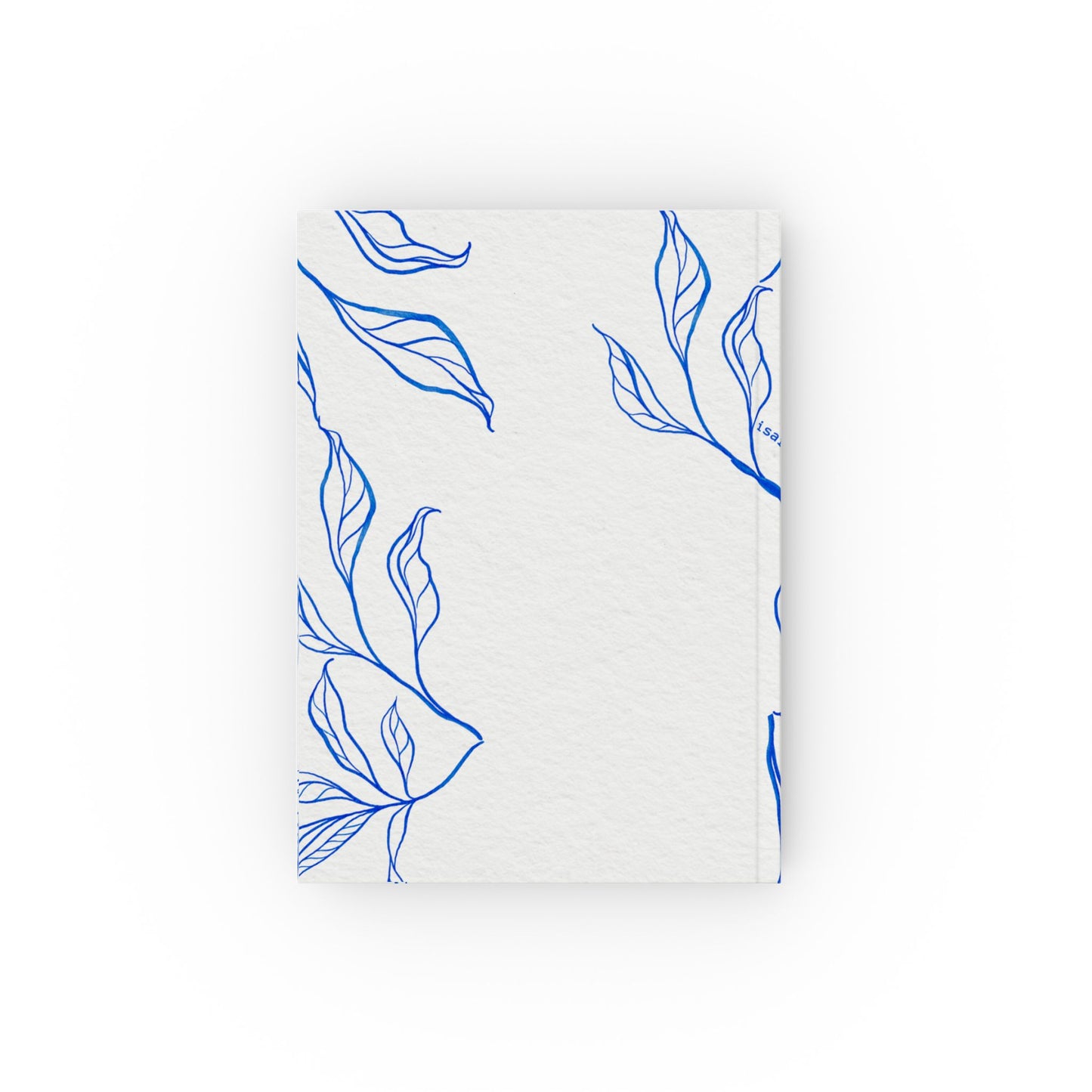 Isaiah 43:1 White and Blue Notebook