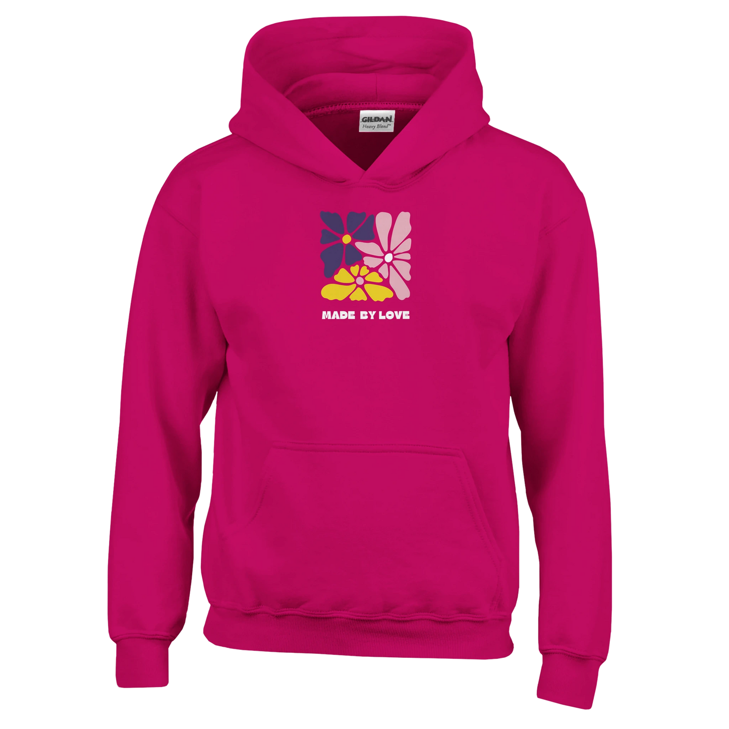 Made by Love Kids Hoodie – Soft Blend Cotton-Polyester Comfort - MountZionGifts