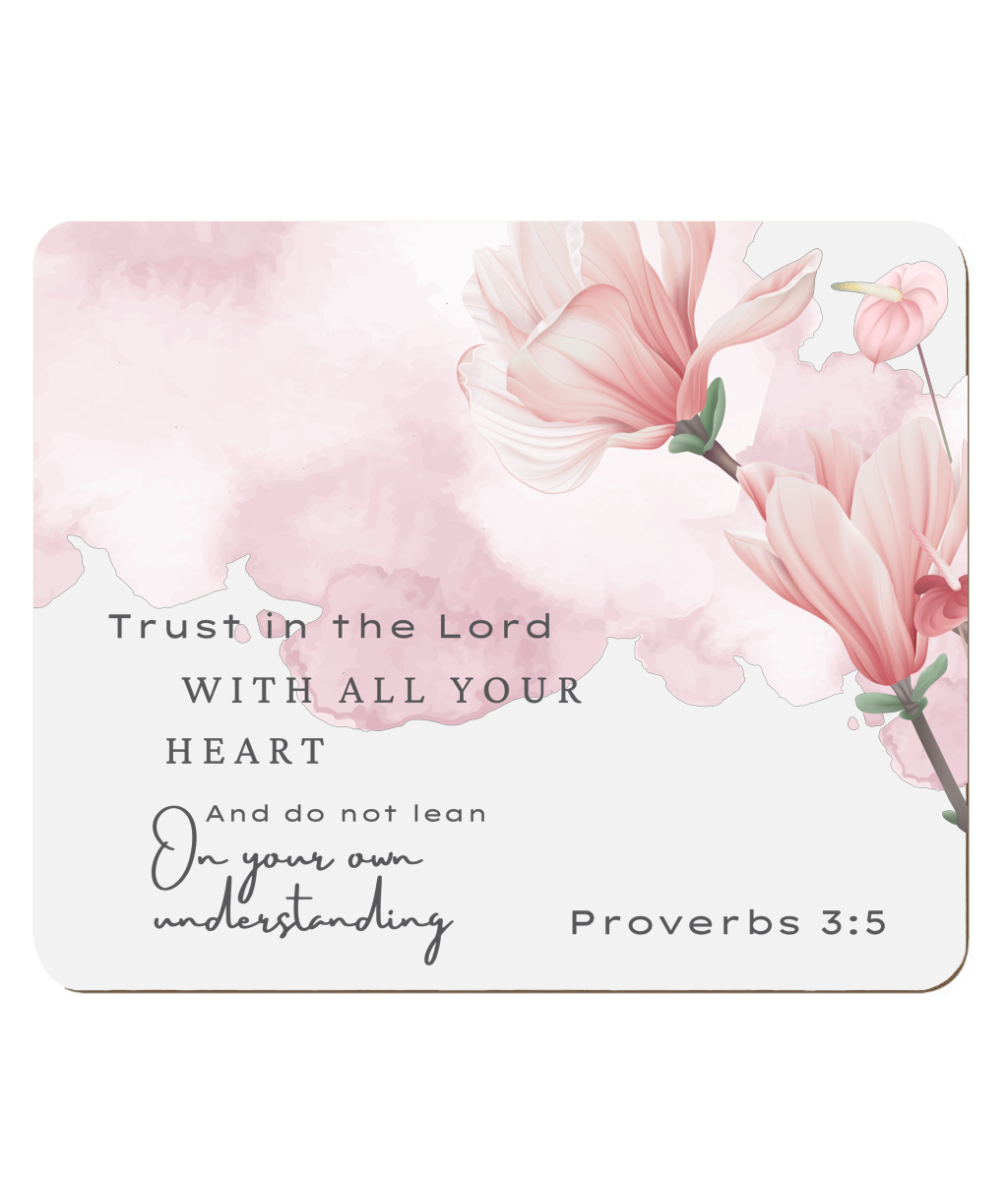 Proverbs 3:5 Trust in the Lord Ser of 4 Placemats - MountZionGifts