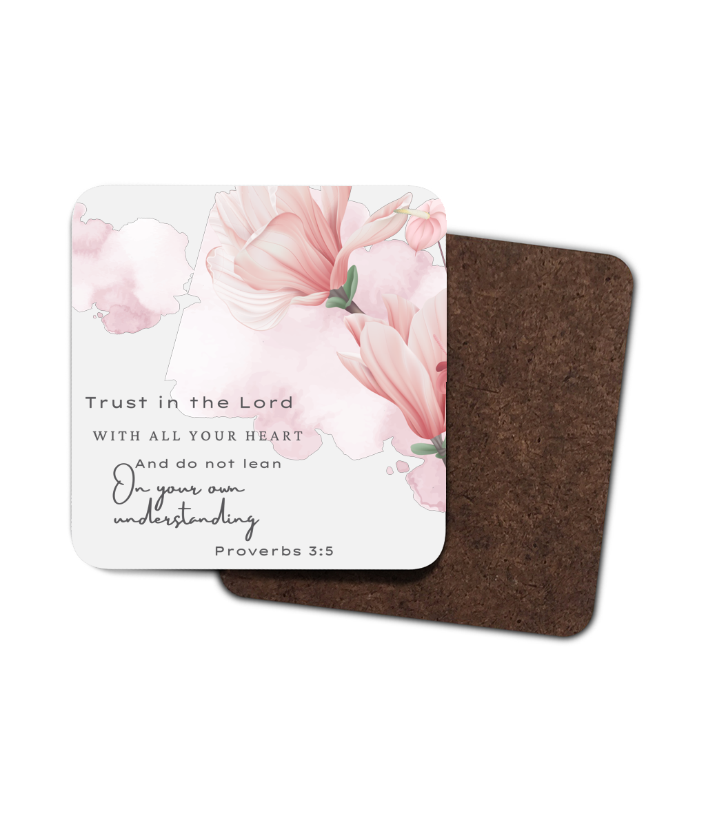 Proverbs 3:5 Trust In the Lord Coaster - MountZionGifts