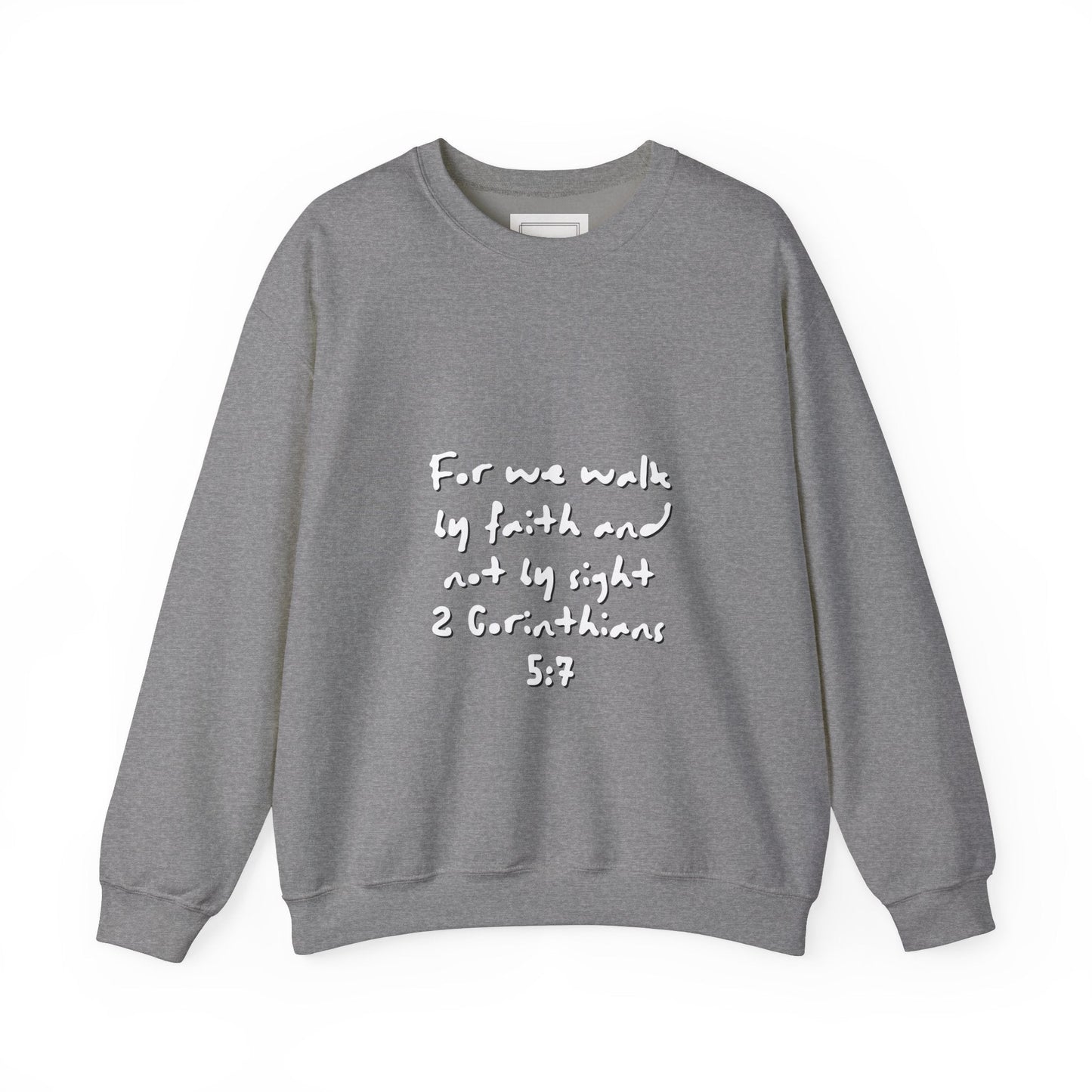 Sterling Walk by Faith Crewneck Sweatshirt - MountZionGifts