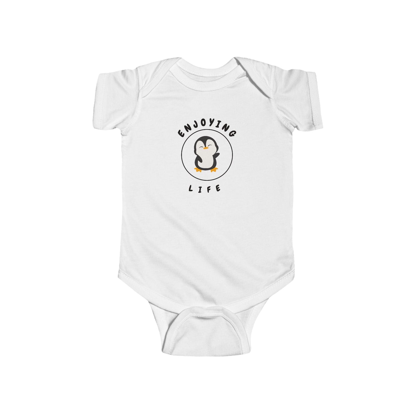 Penguin Infant Bodysuit - Enjoying Life - MountZionGifts