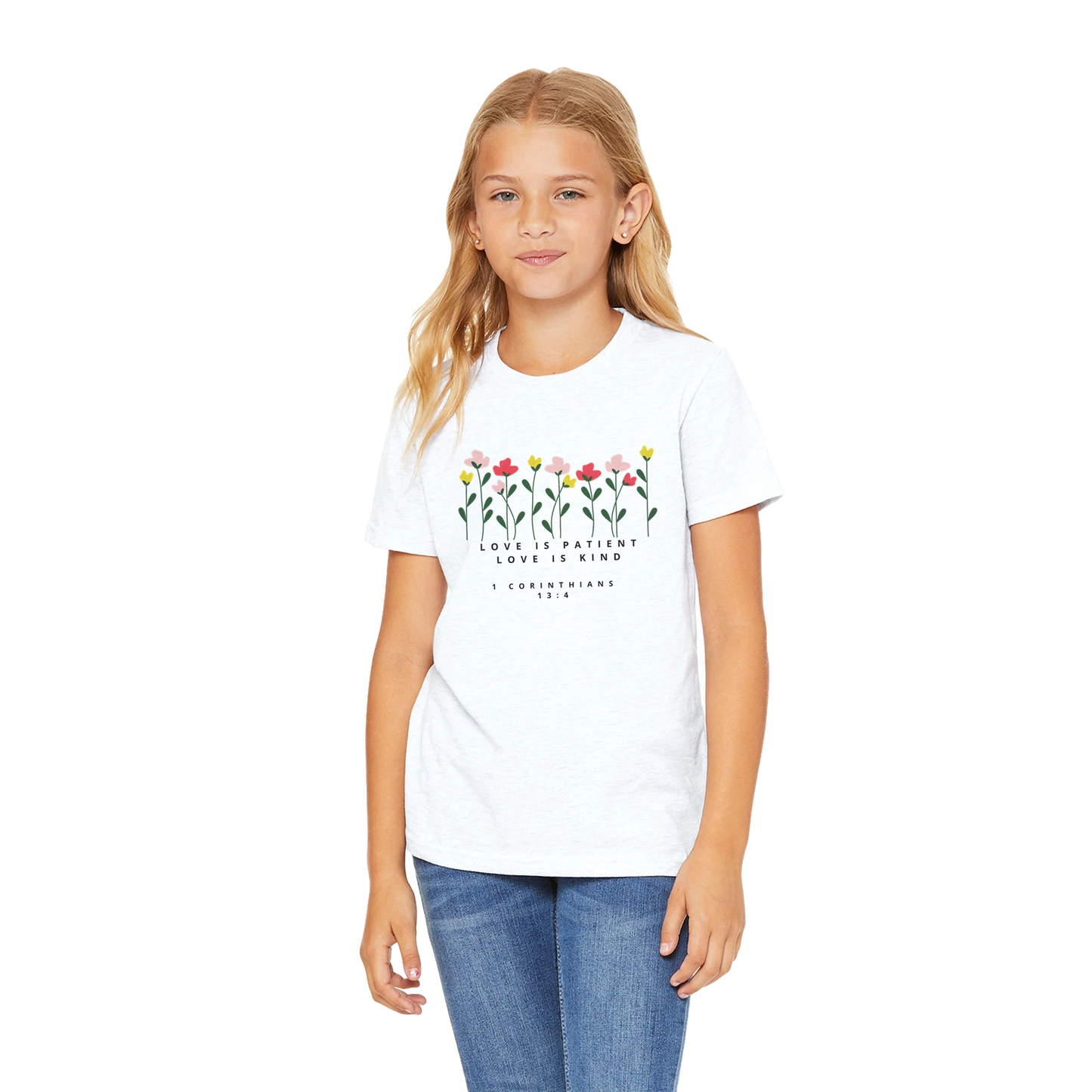 Love is Kind Floral T-Shirt - MountZionGifts
