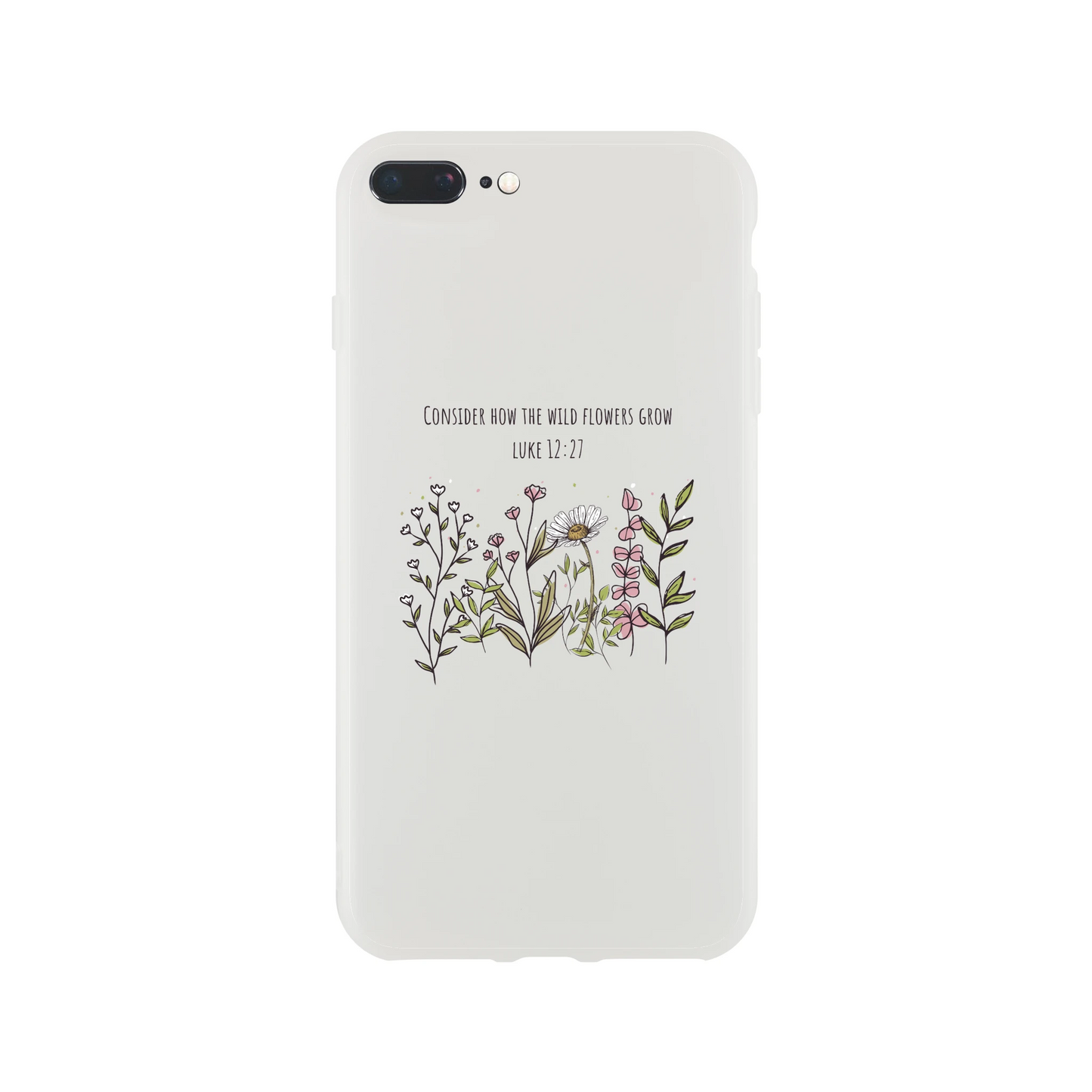 Consider How The Wild Flowers iphone Flexi case - MountZionGifts