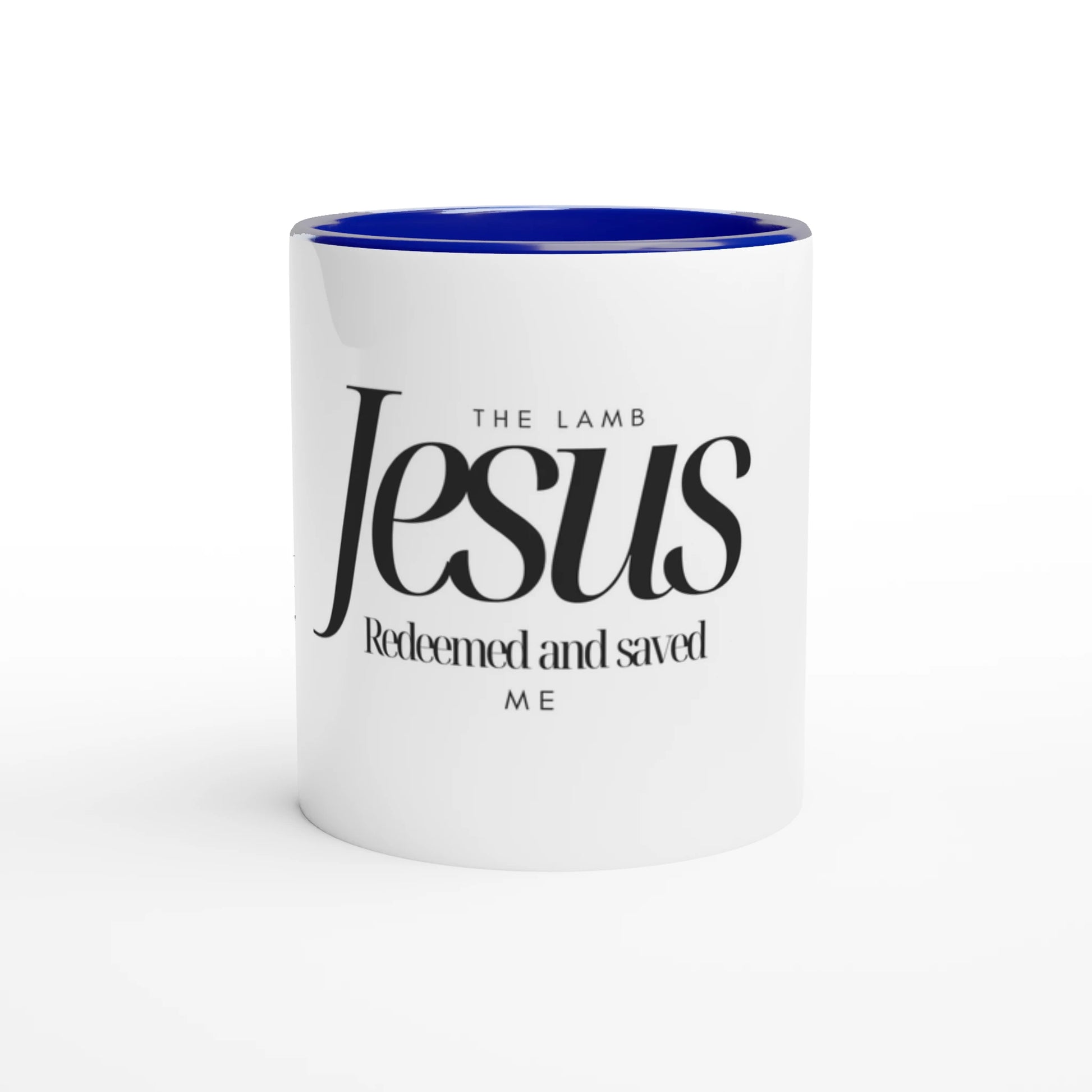 The Lamb Jesus Redeemed and Saved me 11oz Ceramic mug 11oz Ceramic Mug - MountZionGifts
