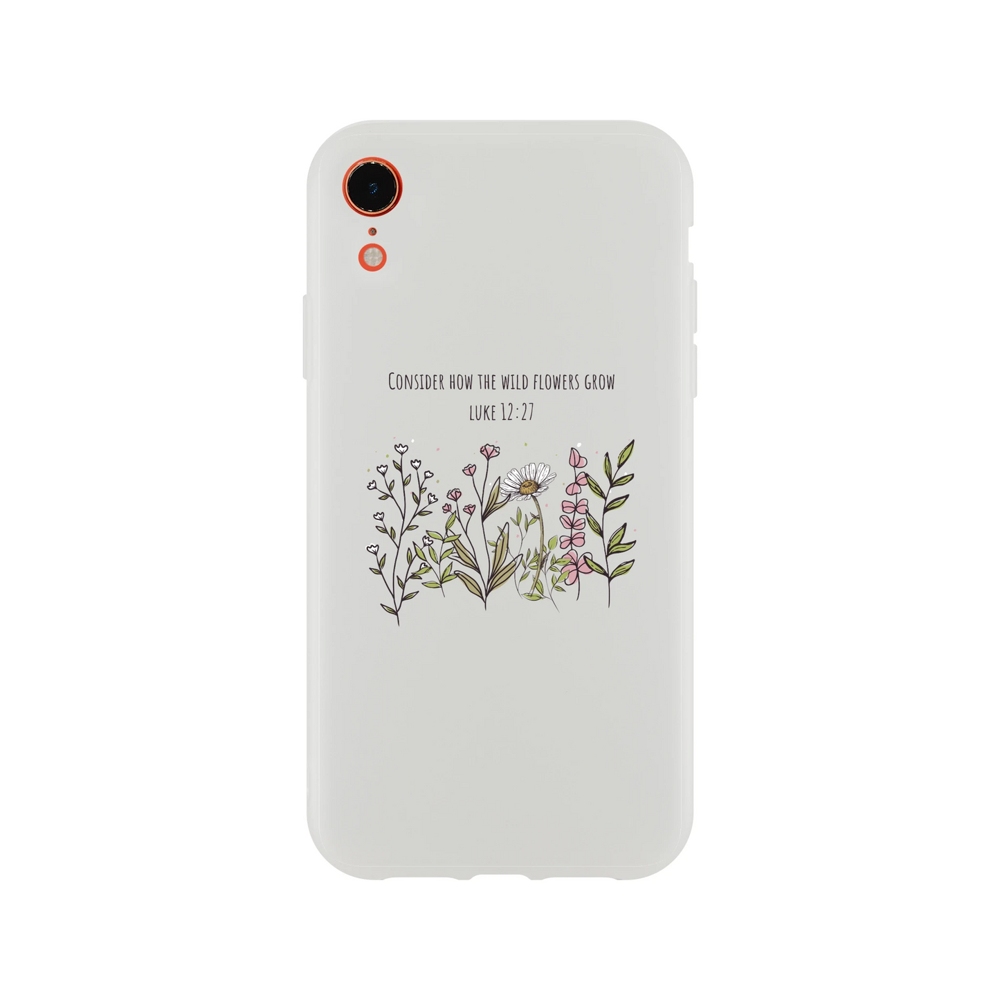 Consider How The Wild Flowers iphone Flexi case - MountZionGifts