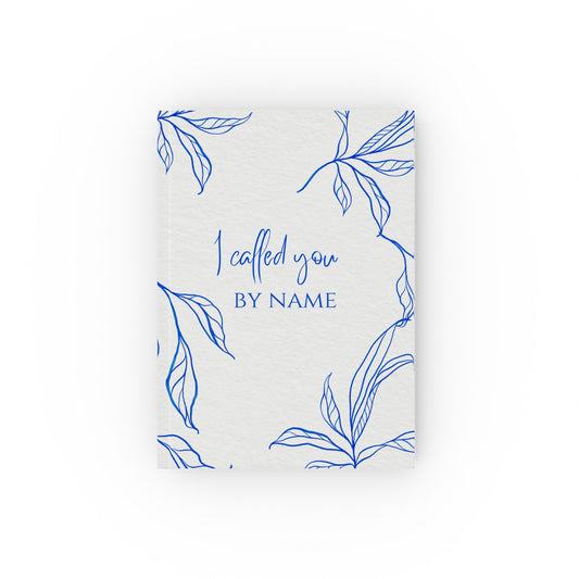 Isaiah 43:1  White and Blue Notebook