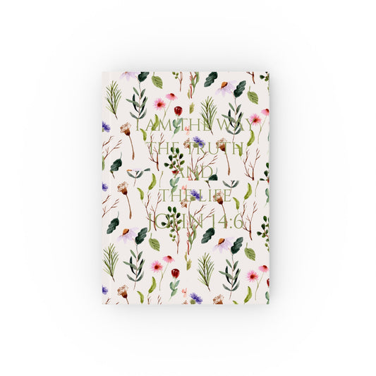 Faithful Reflections: John 14:6 Wildflower Notebook