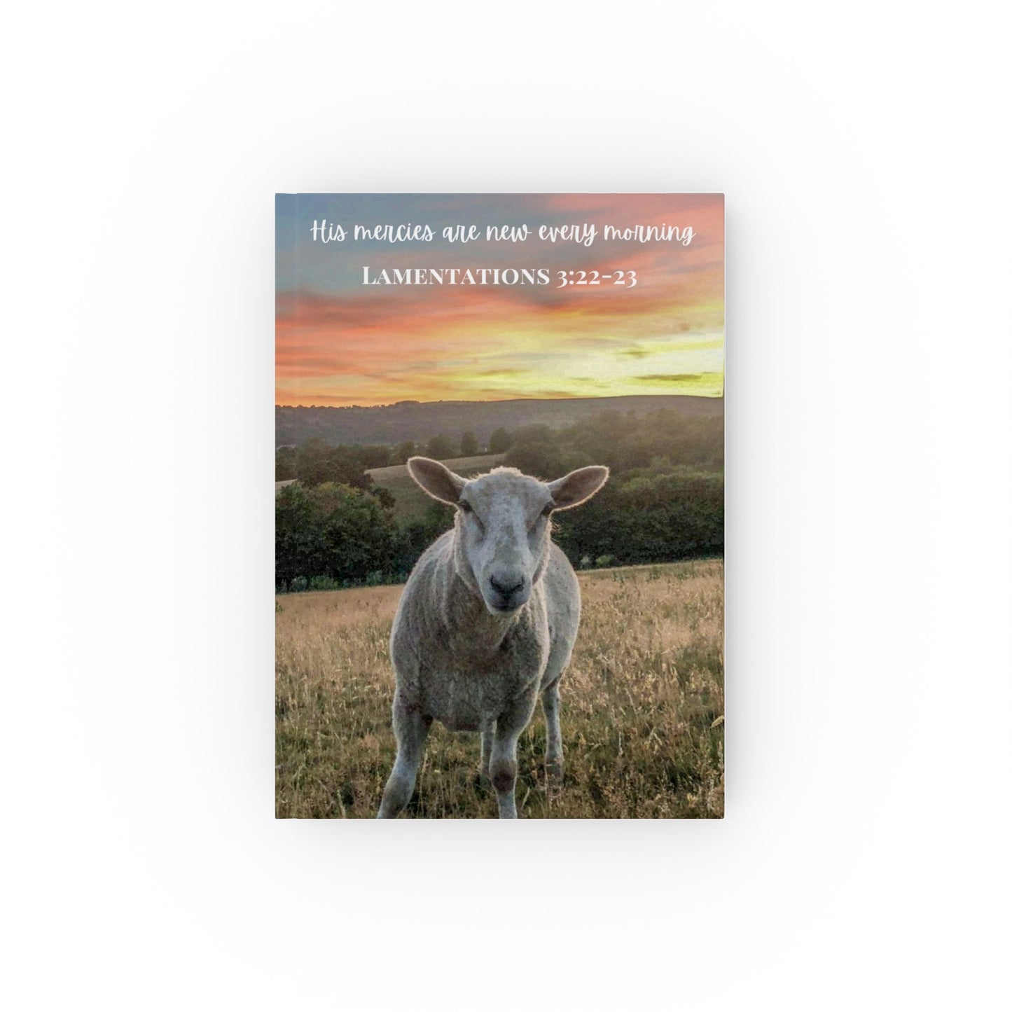 His Mercies are New Every Morning Hard Backed Notebook