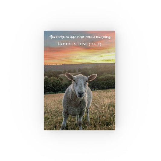 His Mercies are New Every Morning Hard Backed Notebook