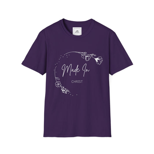 Purple Made In Christ T-Shirt - MountZionGifts