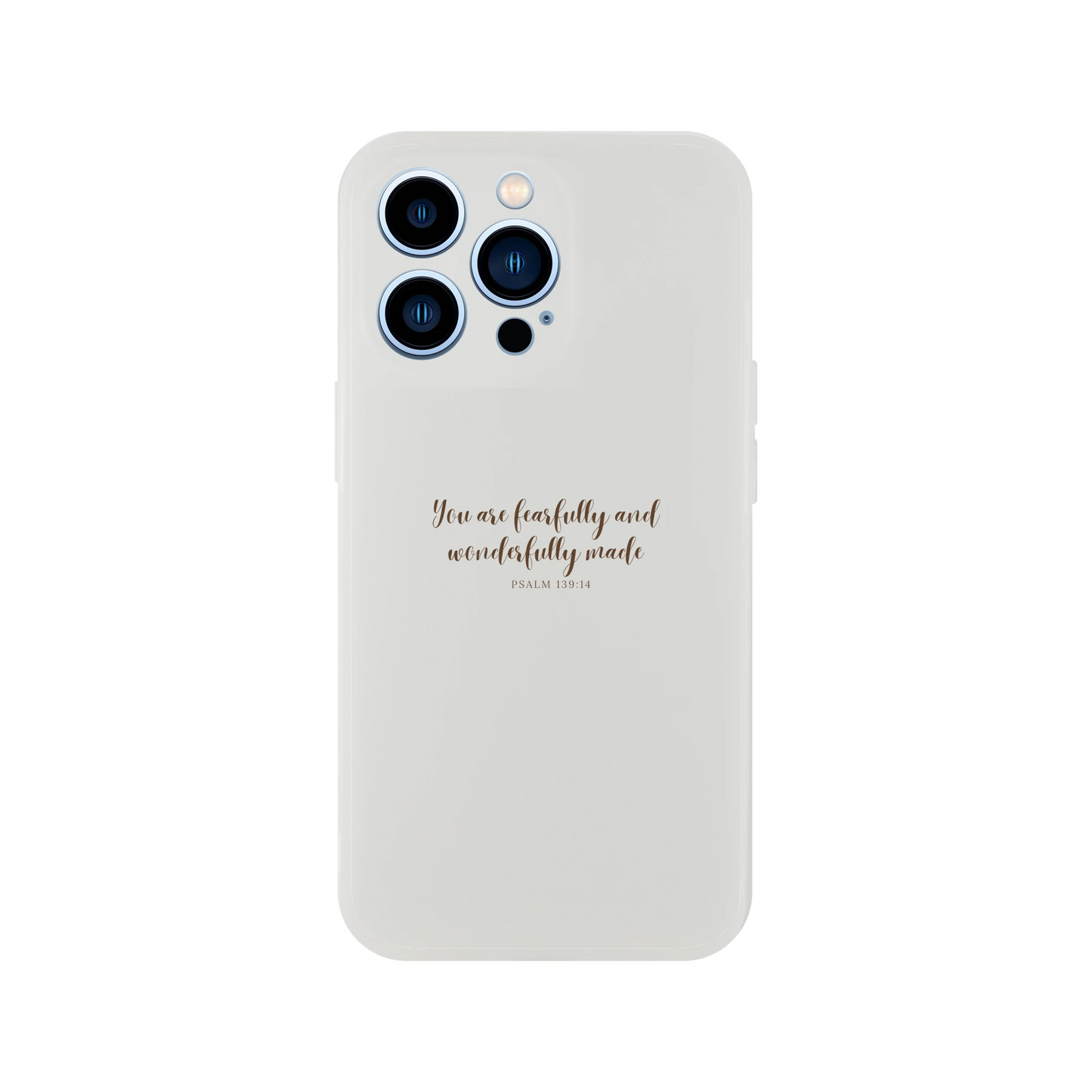 Psalm 139:14 Fearfully and Wonderfully Made iPhone Flexi Case - MountZionGifts