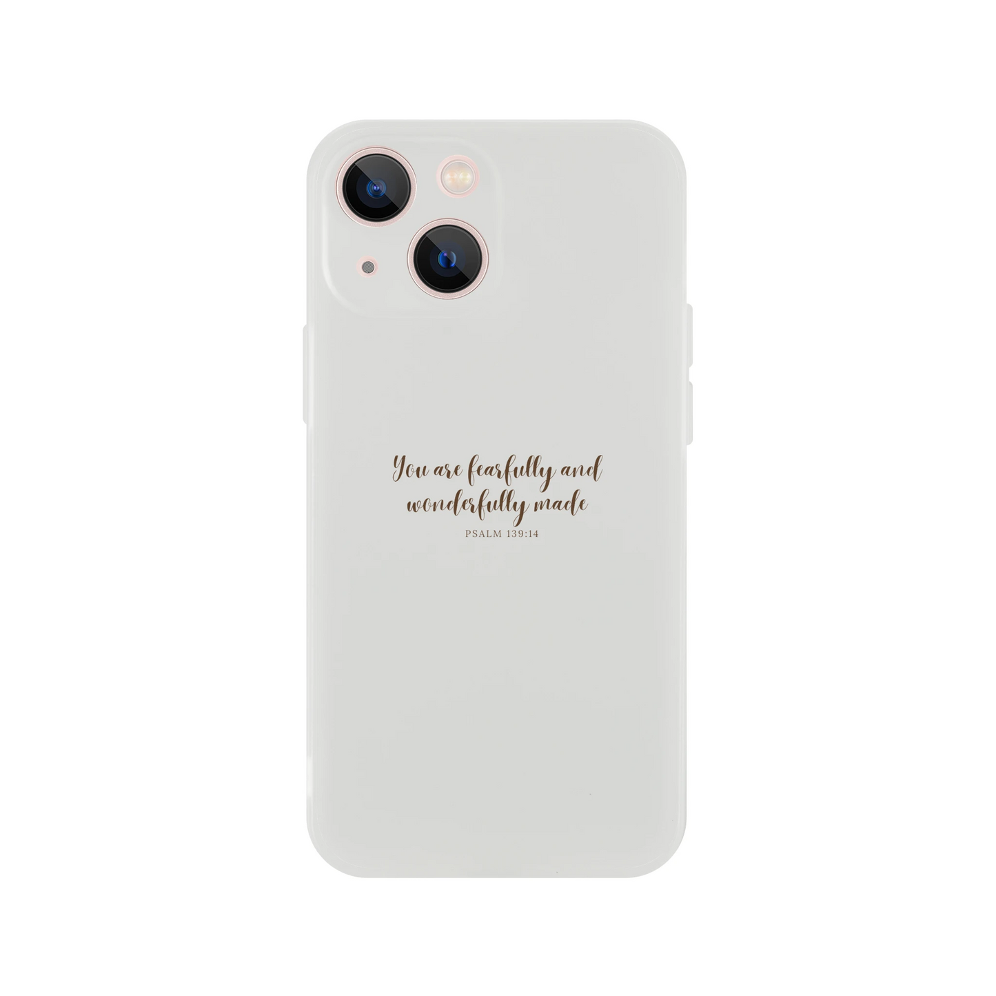 Psalm 139:14 Fearfully and Wonderfully Made iPhone Flexi Case - MountZionGifts