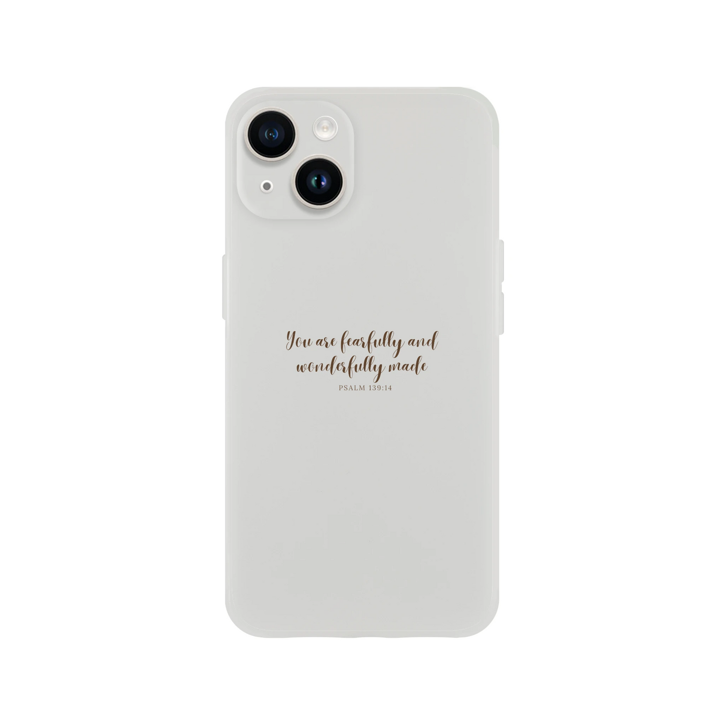 Psalm 139:14 Fearfully and Wonderfully Made iPhone Flexi Case - MountZionGifts