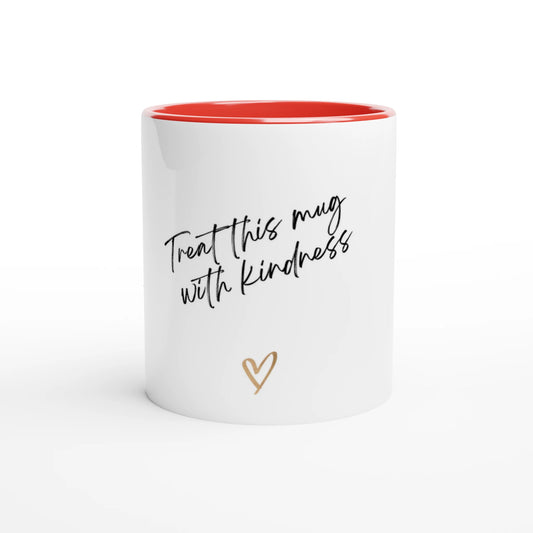 Treat This Mug with Kindness, 11oz Ceramic Mug - MountZionGifts