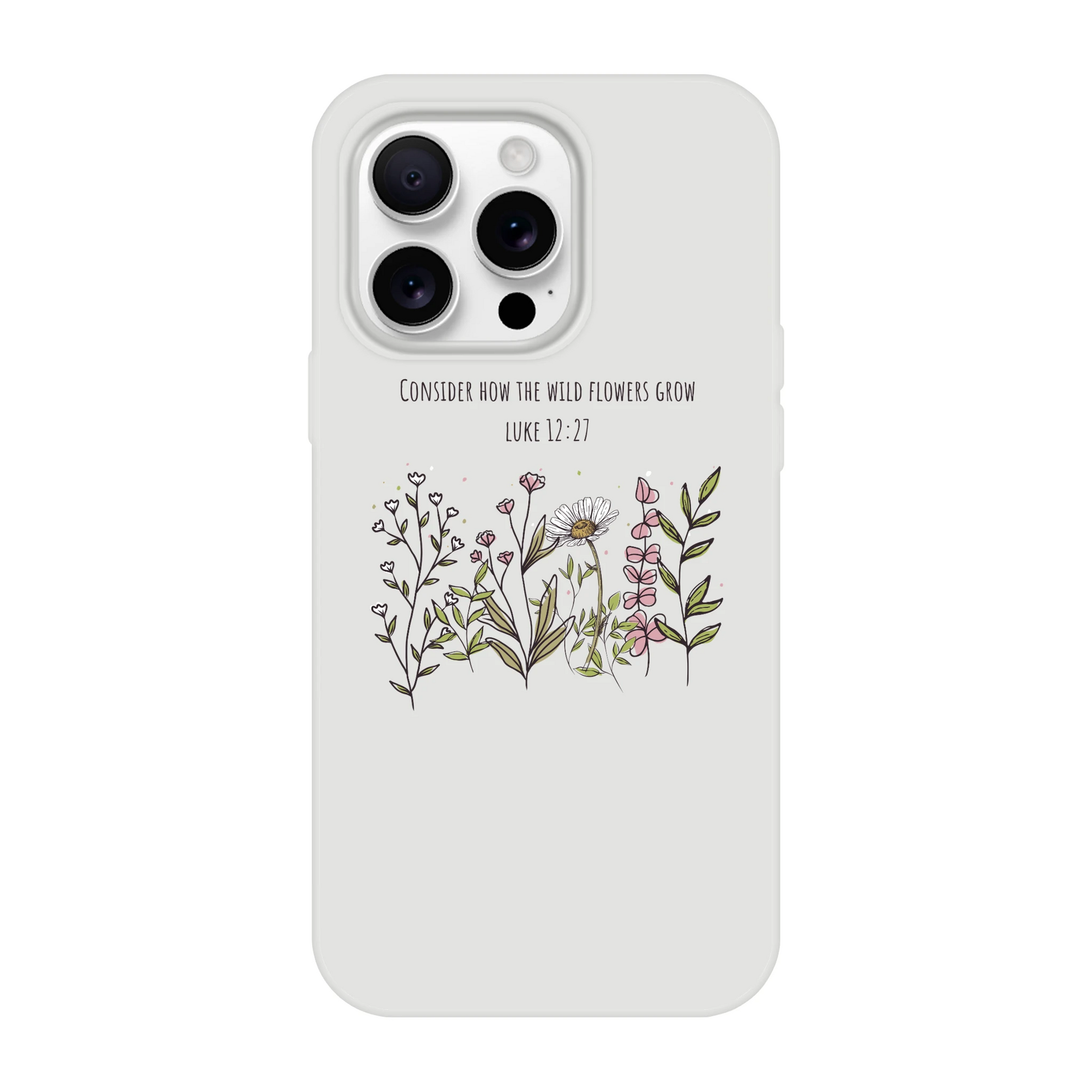 Consider How The Wild Flowers iphone Flexi case - MountZionGifts