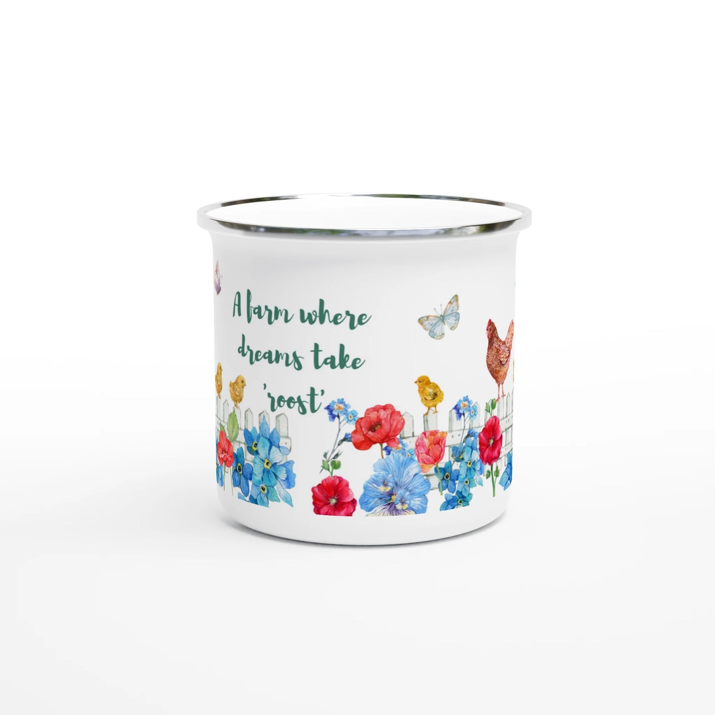 Farm Dreams Enamel 12oz Mug - MountZionGifts