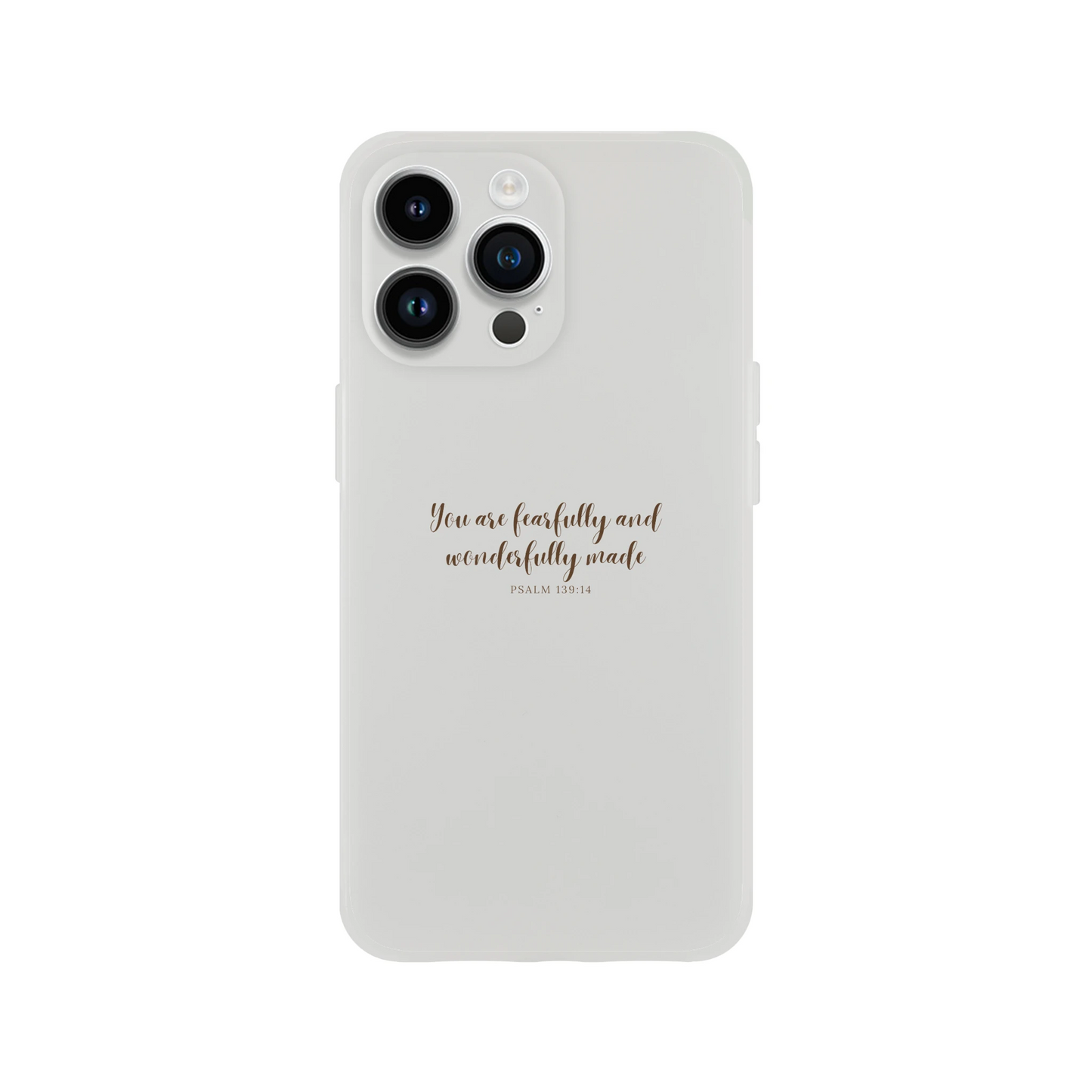 Psalm 139:14 Fearfully and Wonderfully Made iPhone Flexi Case - MountZionGifts