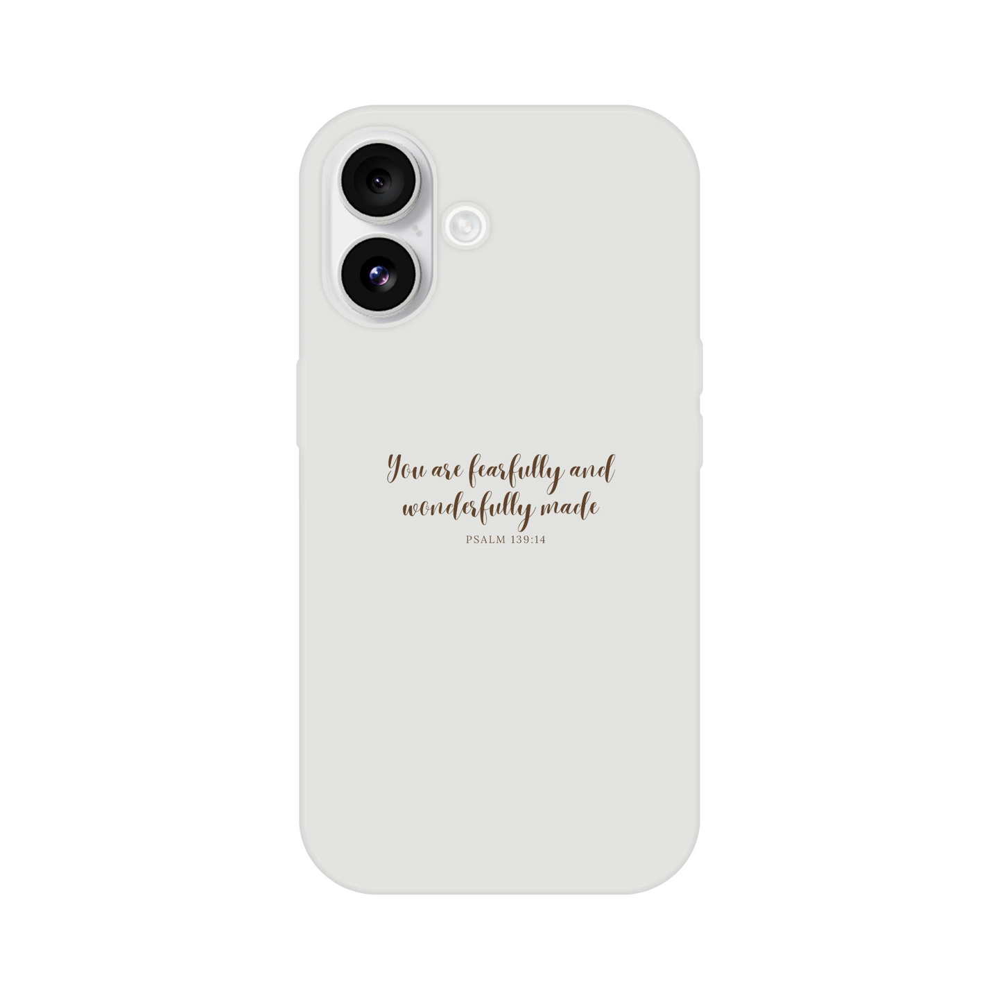 Psalm 139:14 Fearfully and Wonderfully Made iPhone Flexi Case - MountZionGifts