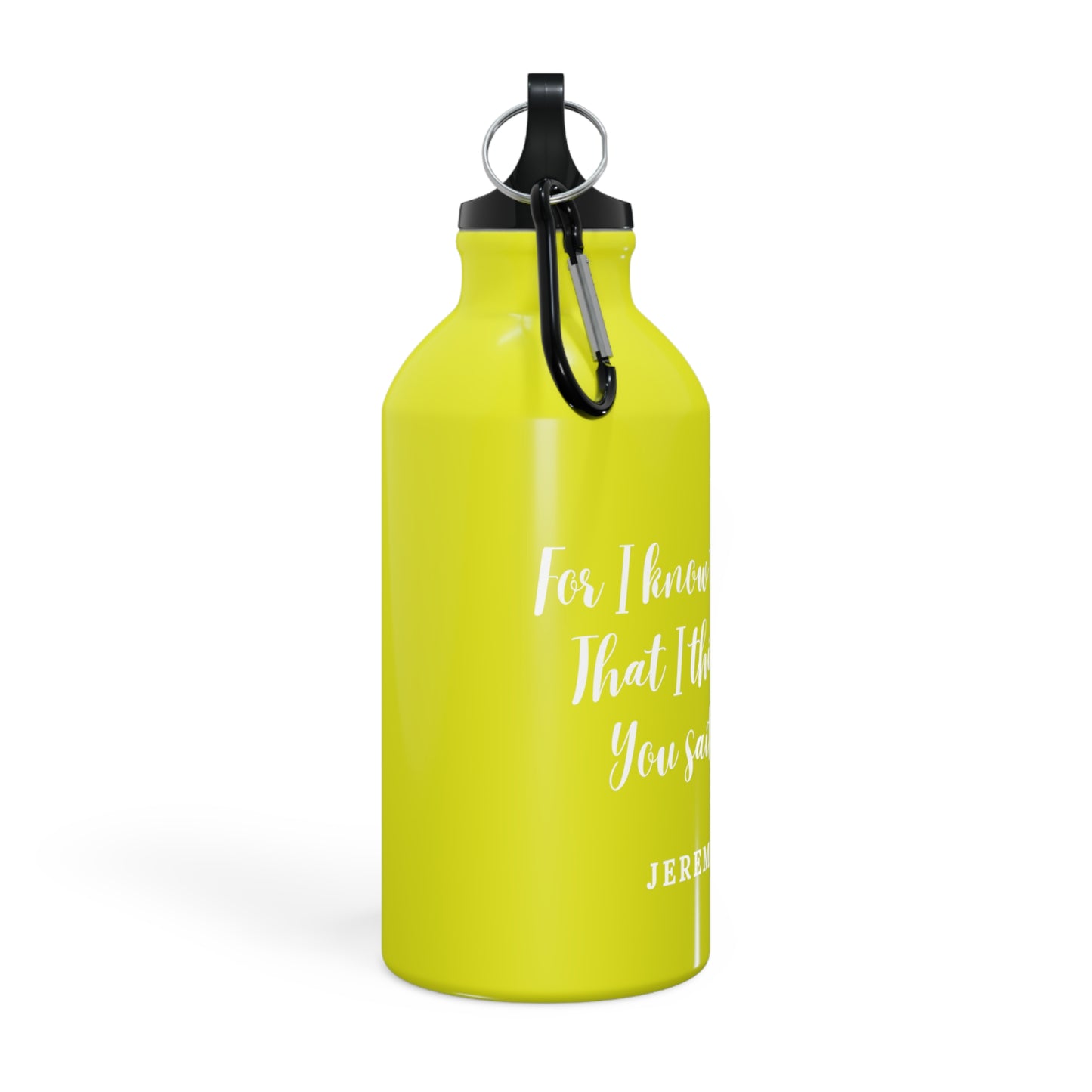 Inspirational Jeremiah 29:11 Vibrant  Sports Bottle