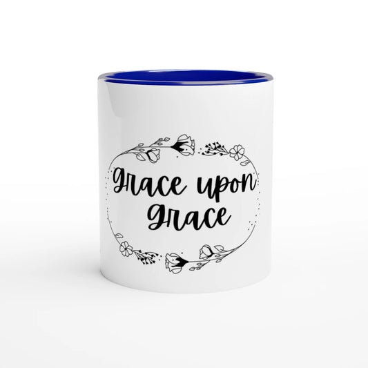 Grace Upon Grace Ceramic Mug 11oz Ceramic Mug - MountZionGifts