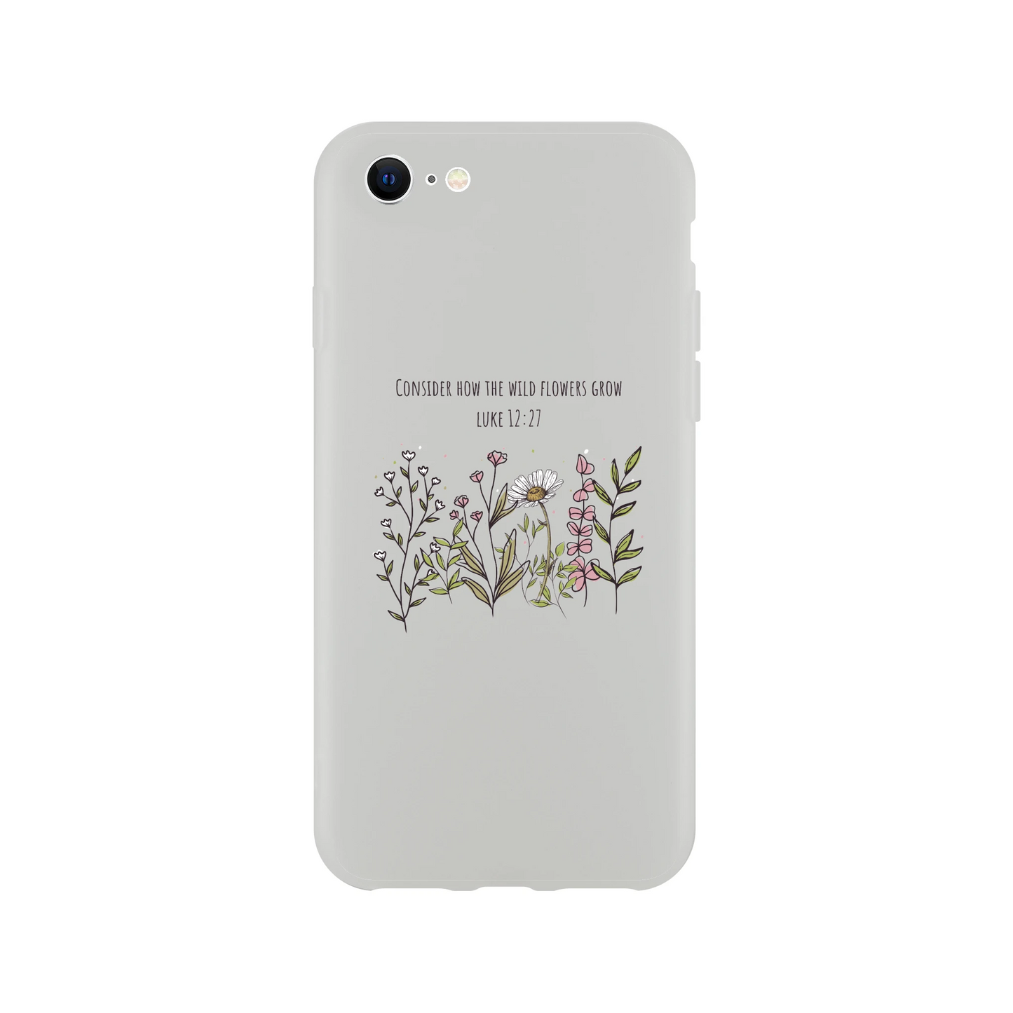 Consider How The Wild Flowers iphone Flexi case - MountZionGifts