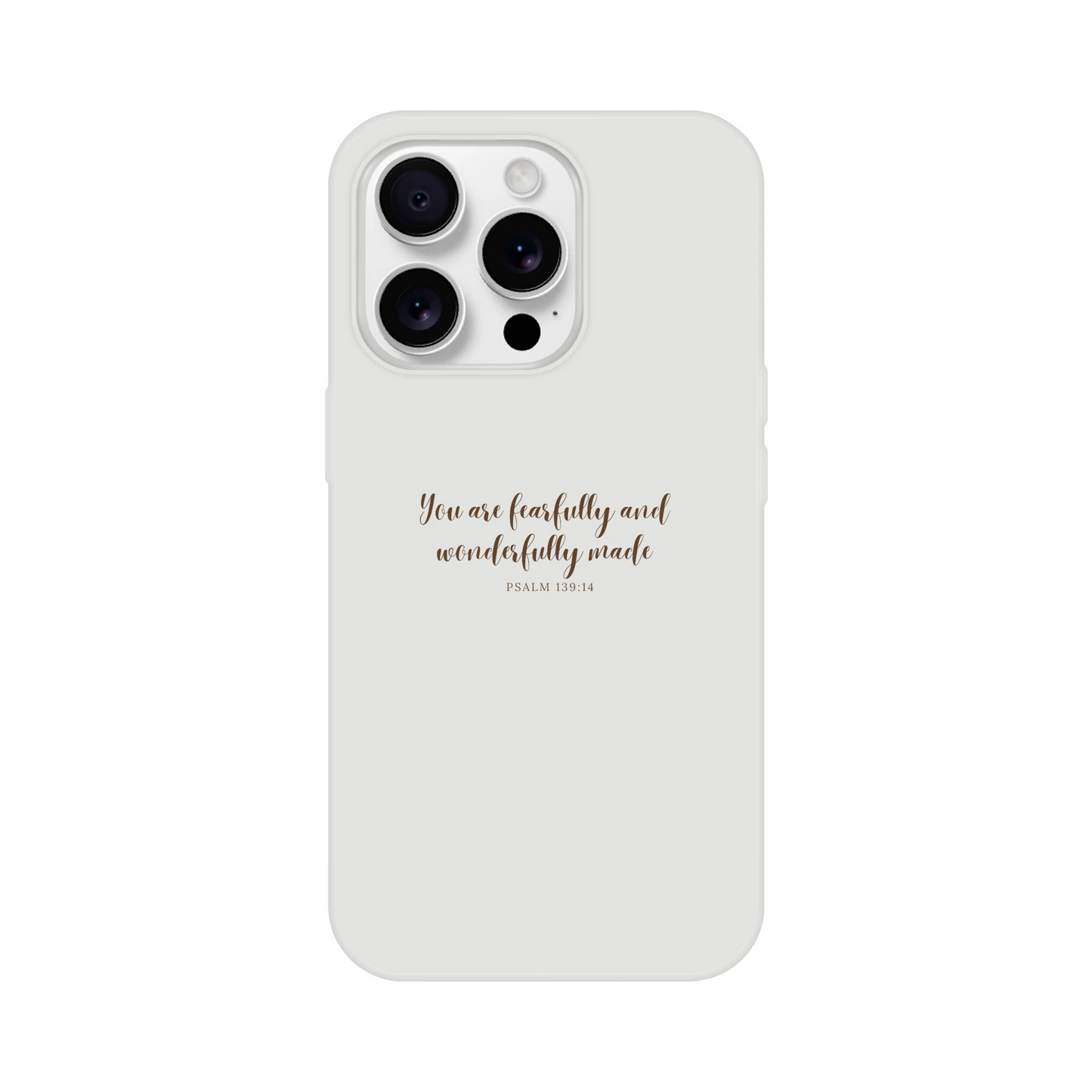 Psalm 139:14 Fearfully and Wonderfully Made iPhone Flexi Case - MountZionGifts