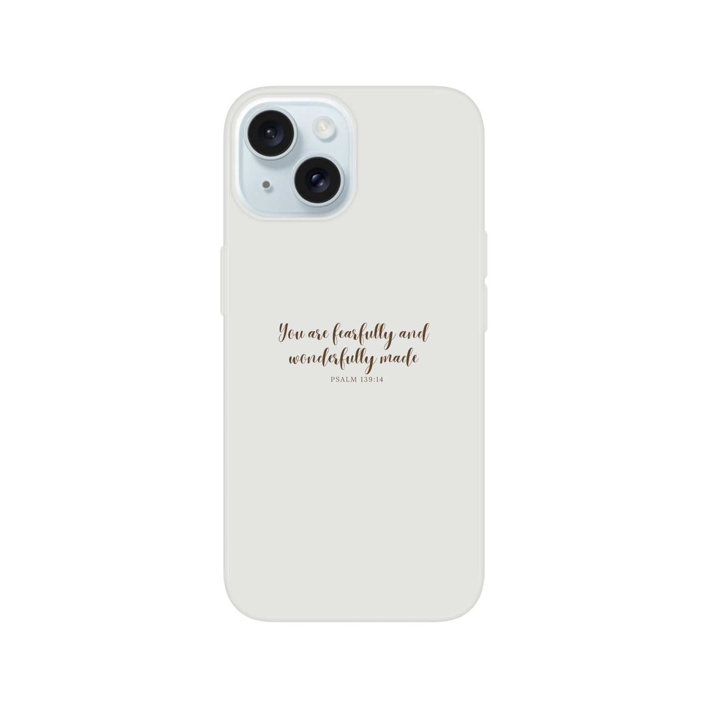 Psalm 139:14 Fearfully and Wonderfully Made iPhone Flexi Case - MountZionGifts