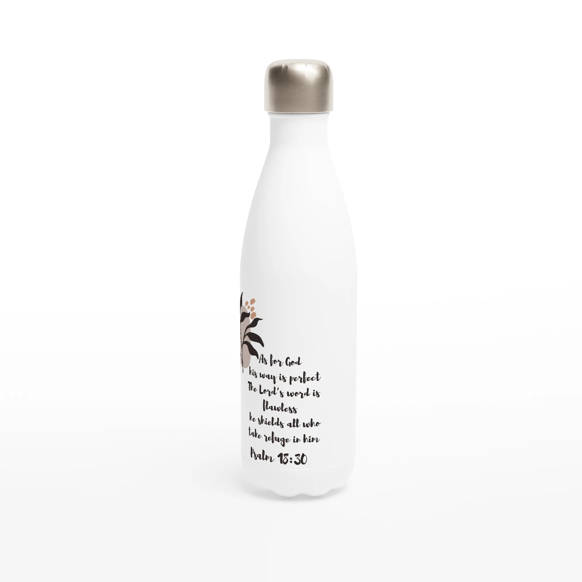 Psalm 18:30 For his ways 17oz Stainless Steel Water Bottle - MountZionGifts