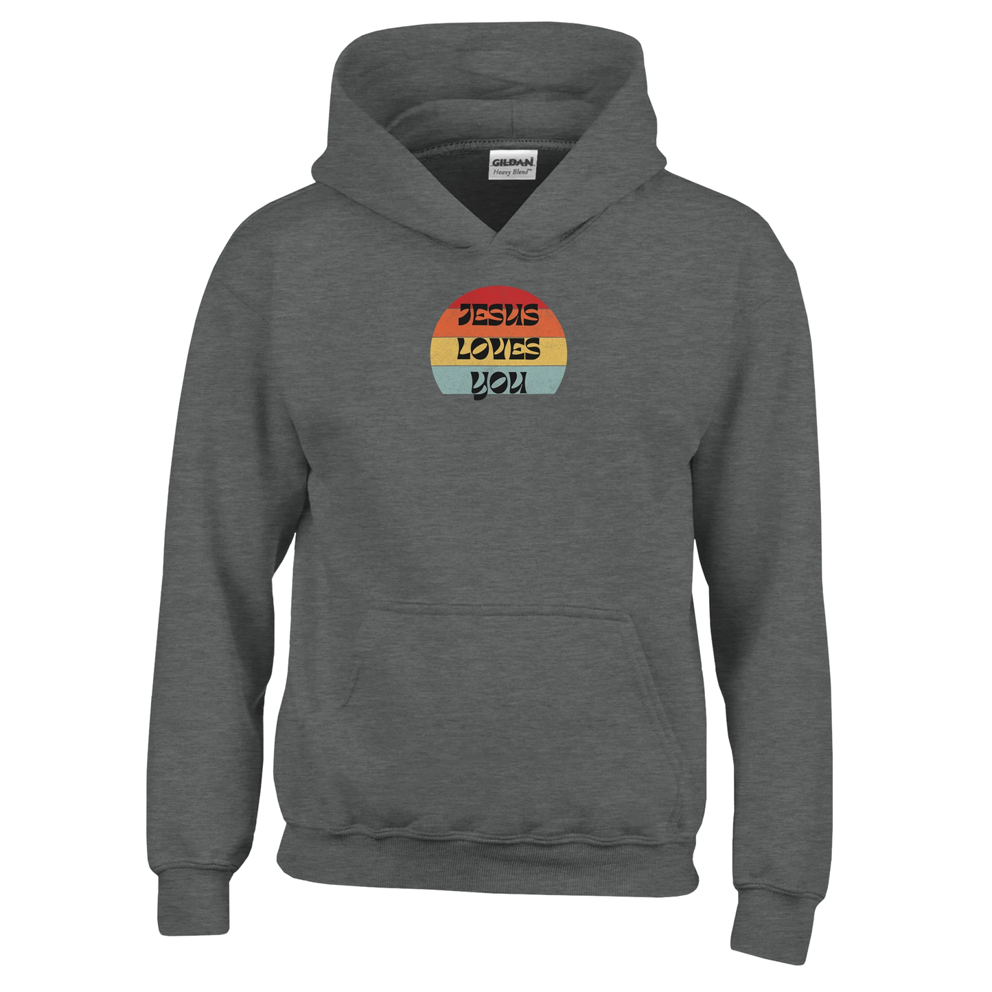 Jesus loves you Classic Kids Pullover Hoodie - MountZionGifts
