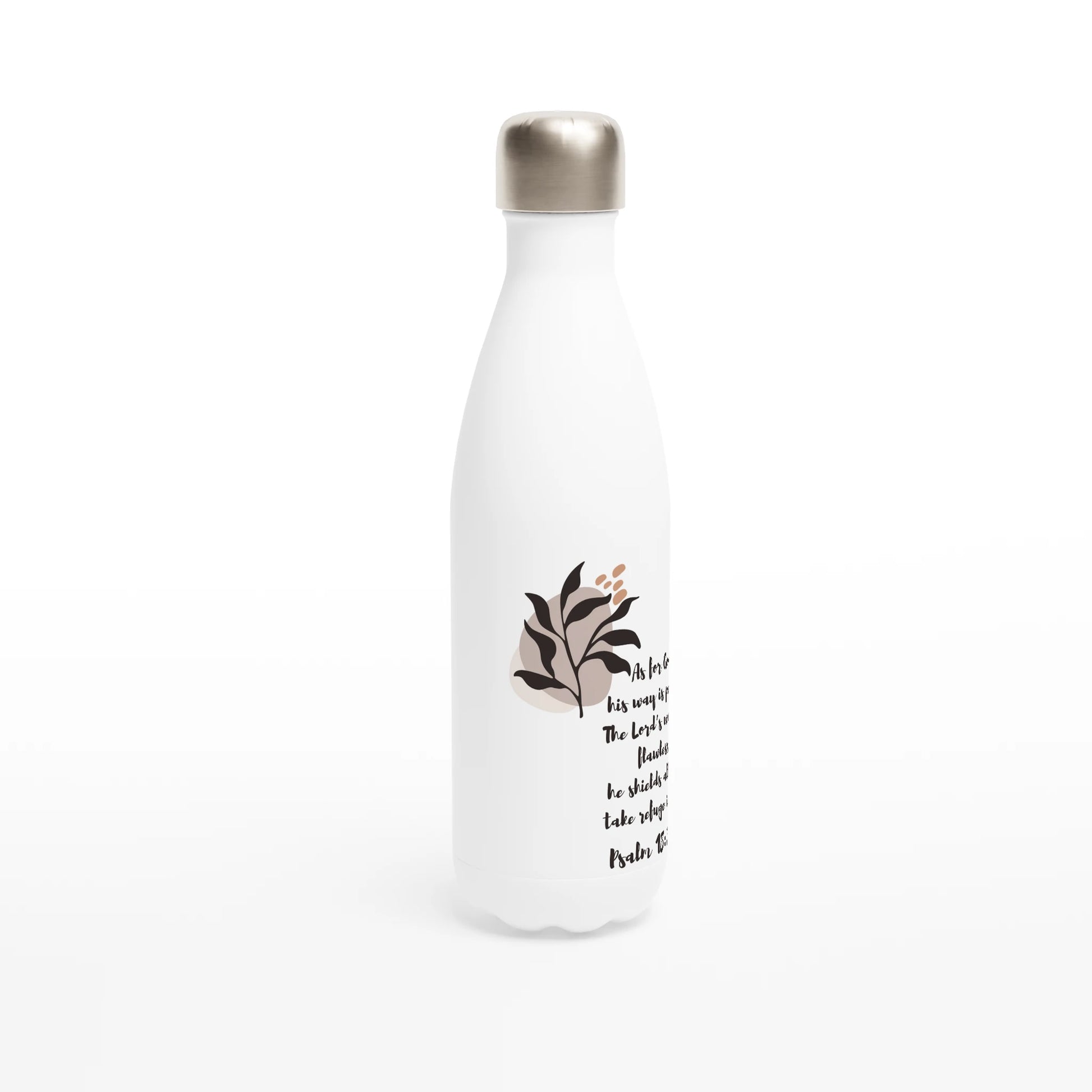 Psalm 18:30 For his ways 17oz Stainless Steel Water Bottle - MountZionGifts