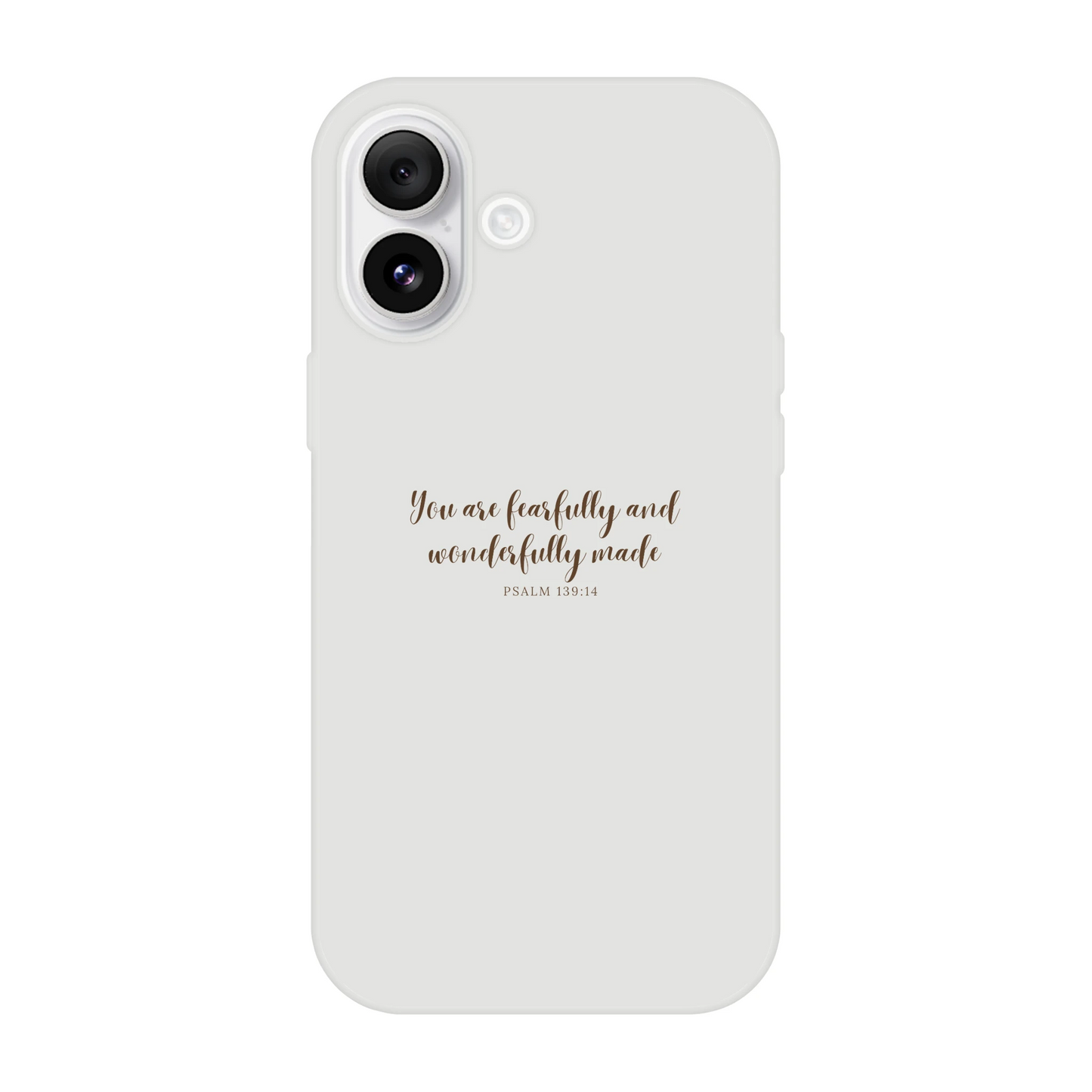 Psalm 139:14 Fearfully and Wonderfully Made iPhone Flexi Case - MountZionGifts