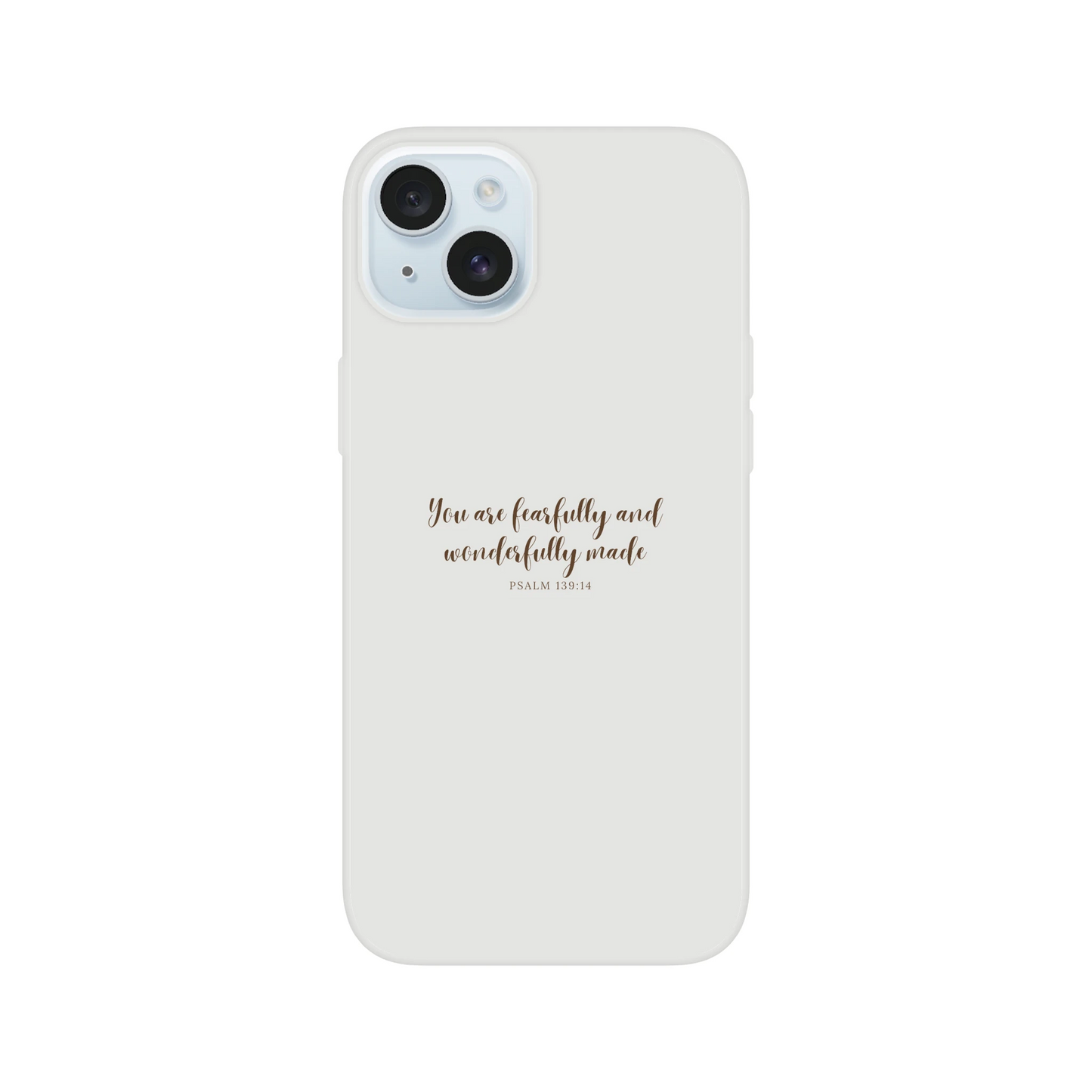 Psalm 139:14 Fearfully and Wonderfully Made iPhone Flexi Case - MountZionGifts