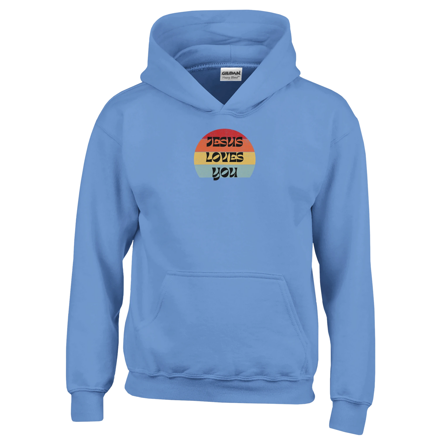 Jesus loves you Classic Kids Pullover Hoodie - MountZionGifts
