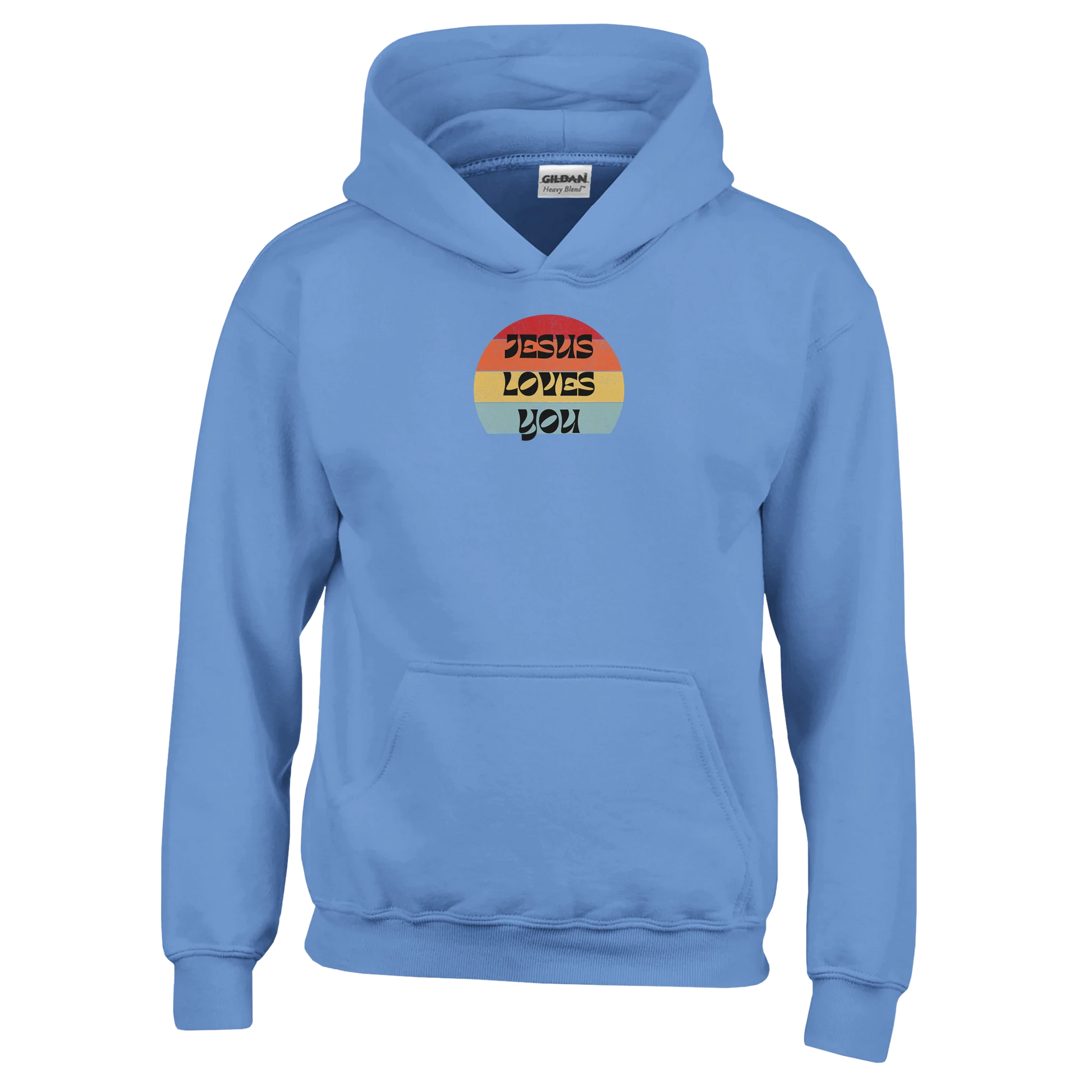 Jesus loves you Classic Kids Pullover Hoodie - MountZionGifts
