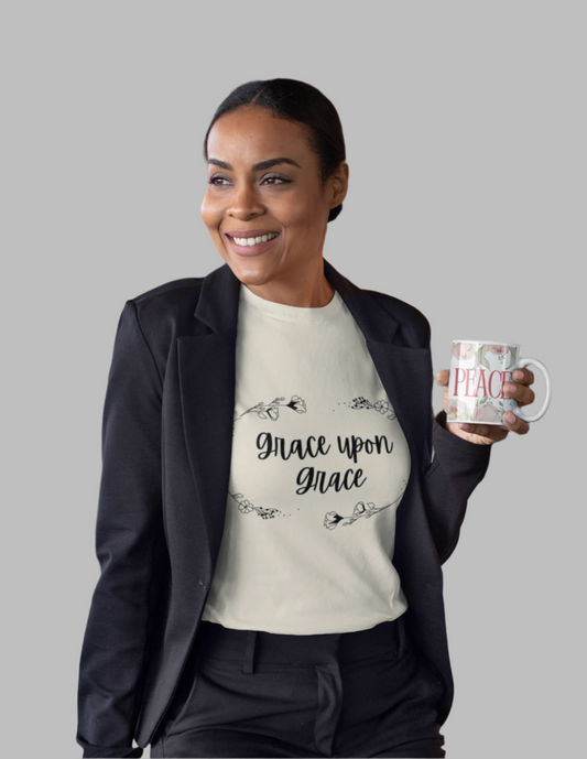 Grace upon Grace Classic Crewneck T-Shirt - MountZionGifts
