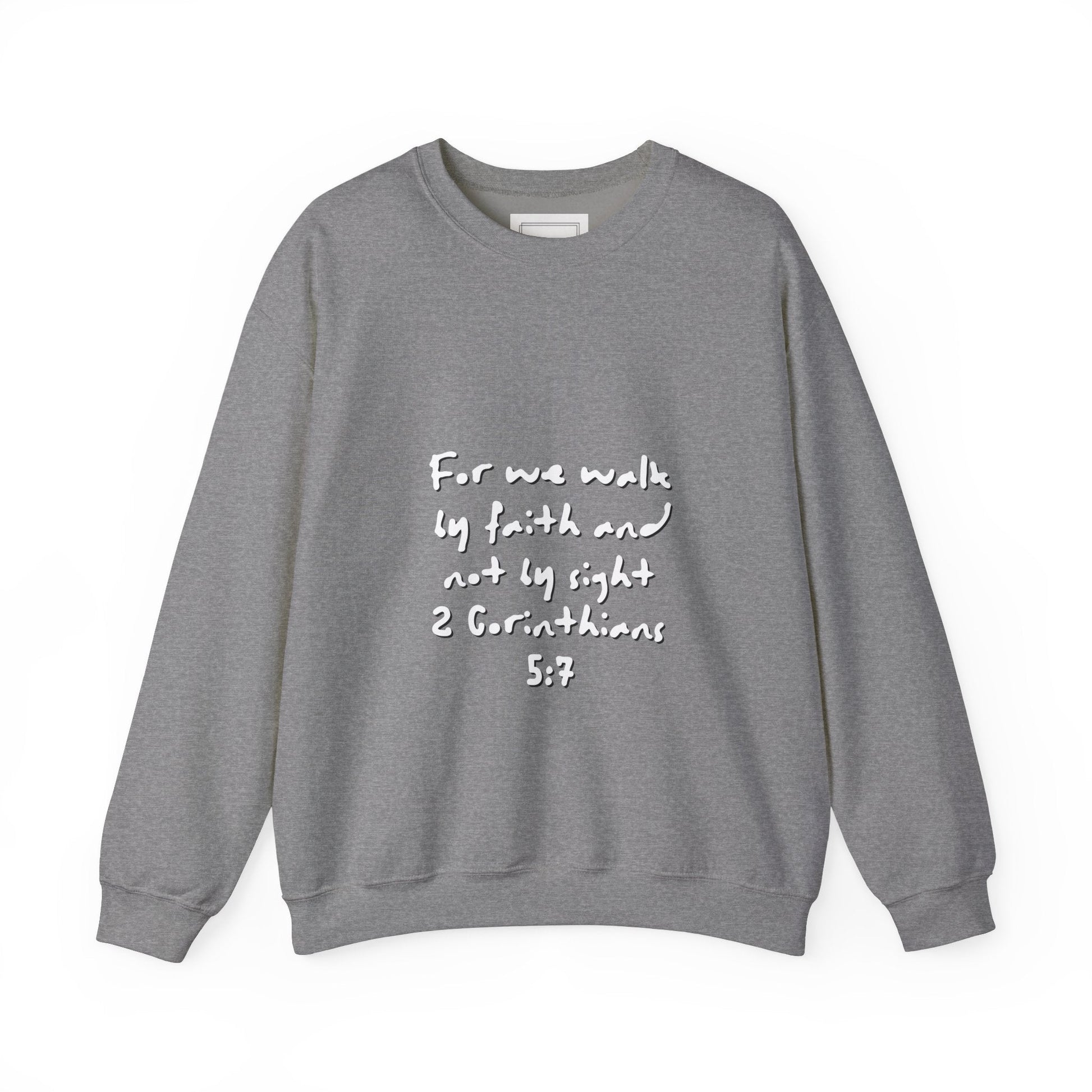 Sterling Walk by Faith Crewneck Sweatshirt - MountZionGifts