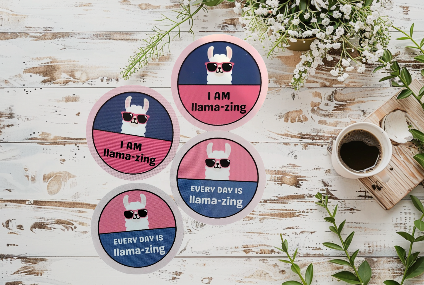 Stick with Style: 12 Fun Llama-zing Stickers