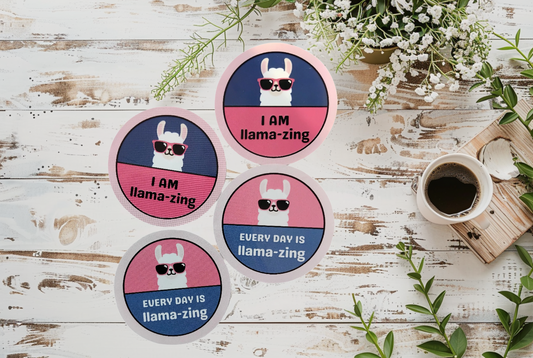 Stick with Style: 12 Fun Llama-zing Stickers