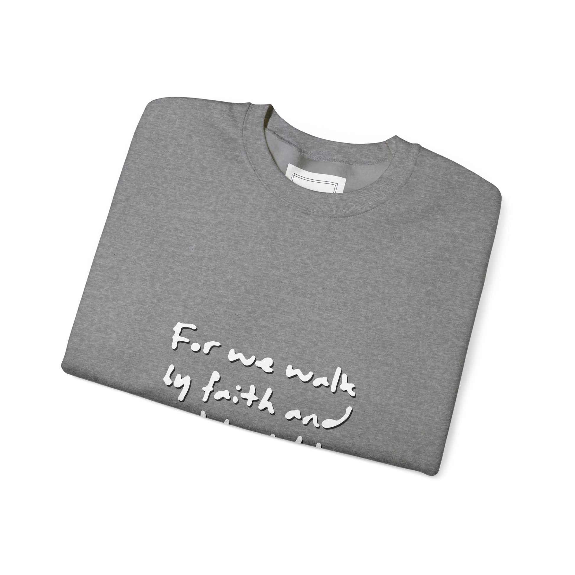 Sterling Walk by Faith Crewneck Sweatshirt - MountZionGifts