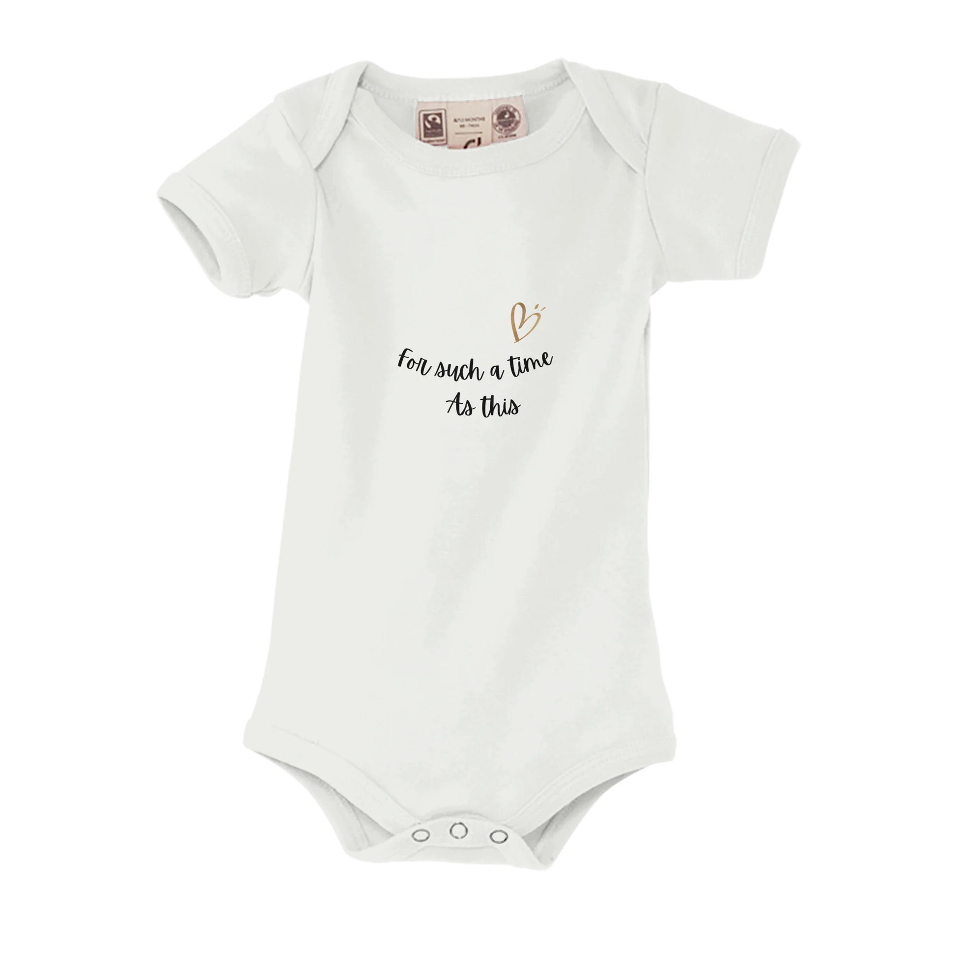 For Such a Time as This Baby Bodysuit – 100% Organic Cotton Onesie - MountZionGifts